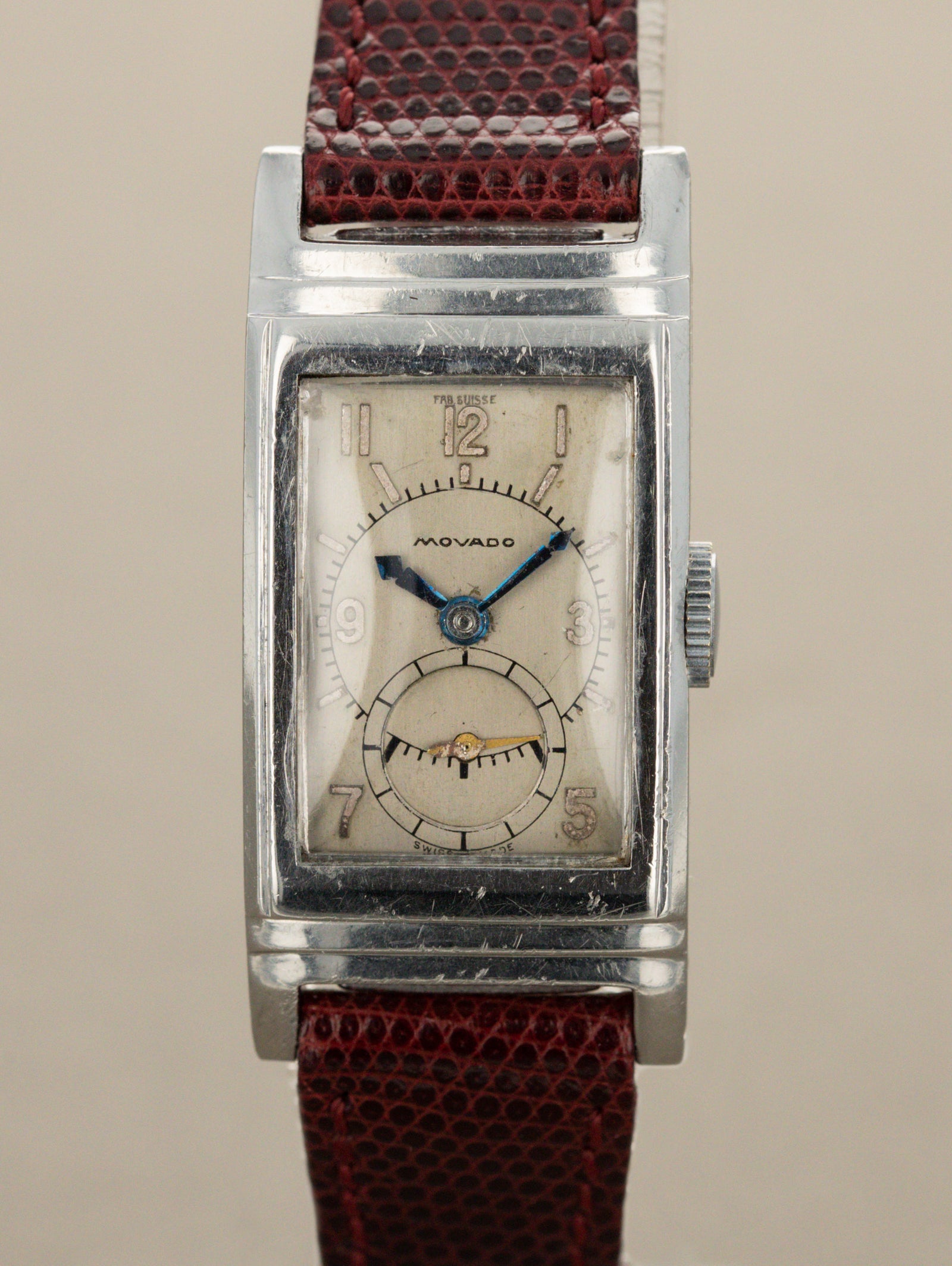 Movado Novoplan Ref. 12205 - Grey 'Fab Suisse' Dial
