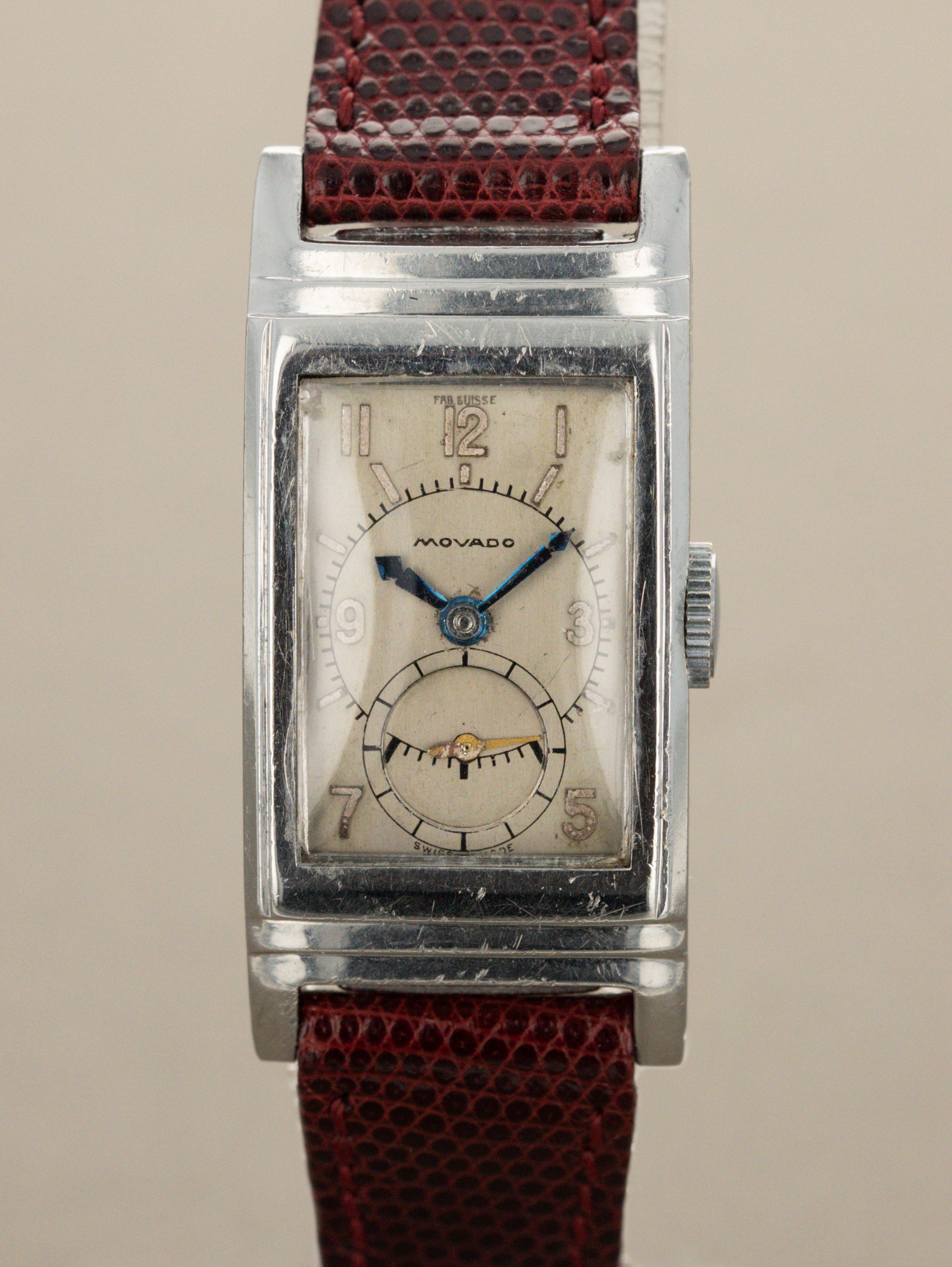 Movado Novoplan Ref. 12205 - Grey 'Fab Suisse' Dial