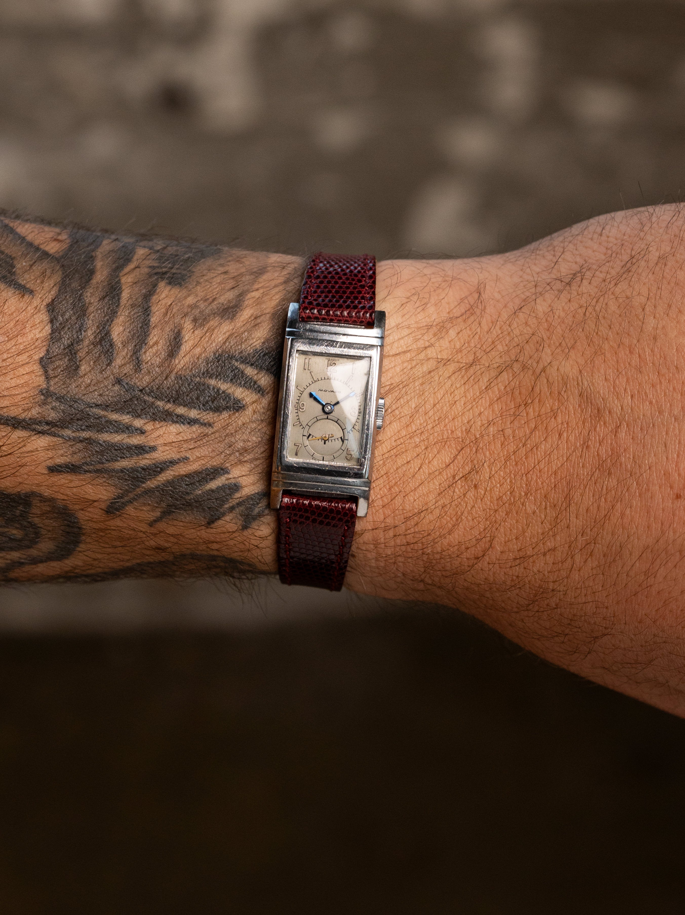 Movado Novoplan Ref. 12205 - Grey 'Fab Suisse' Dial