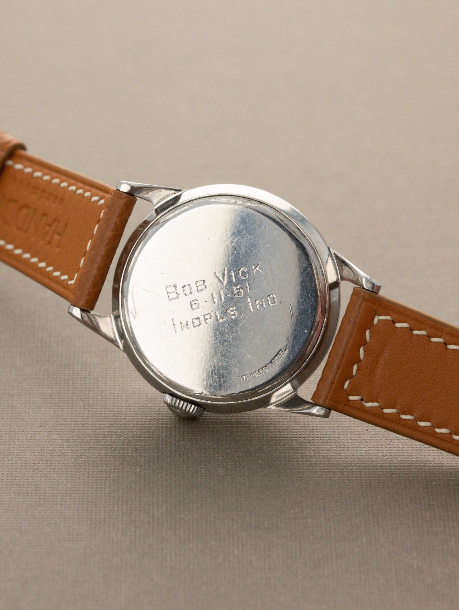 Movado 'Calatrava' Ref. 18610 - Orange 'Tangerine' Tropical Dial Unpolished