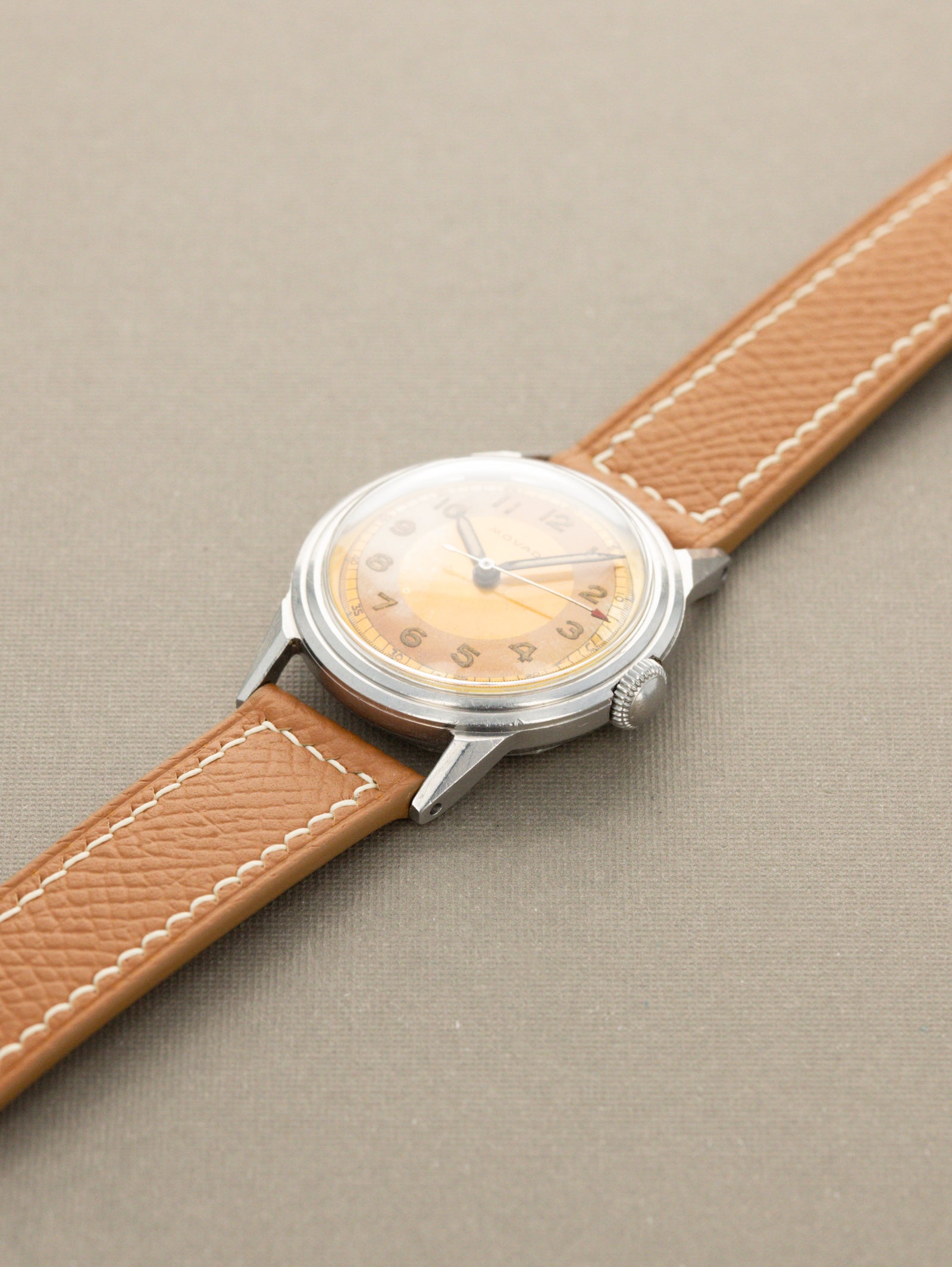 Movado 'Calatrava' Ref. 18610 - Orange 'Tangerine' Tropical Dial Unpolished