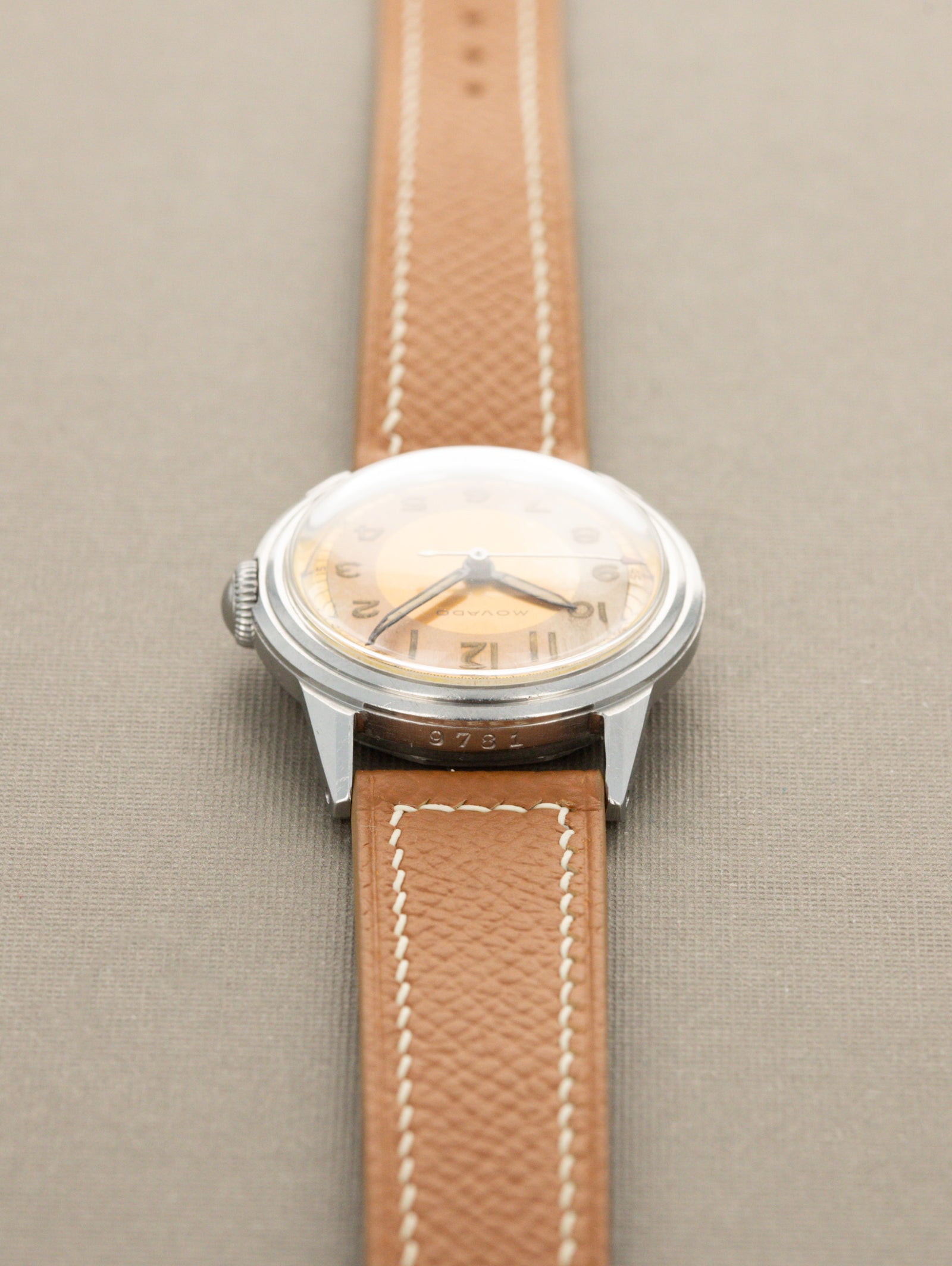 Movado 'Calatrava' Ref. 18610 - Orange 'Tangerine' Tropical Dial Unpolished