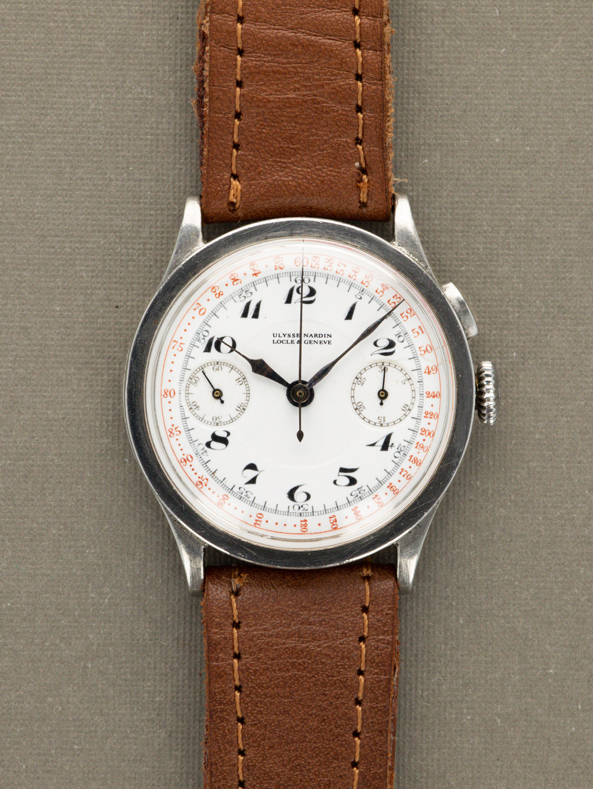 Ulysse Nardin Monopusher Chronograph - White 'Porcelain' Dial w/ Box & Papers