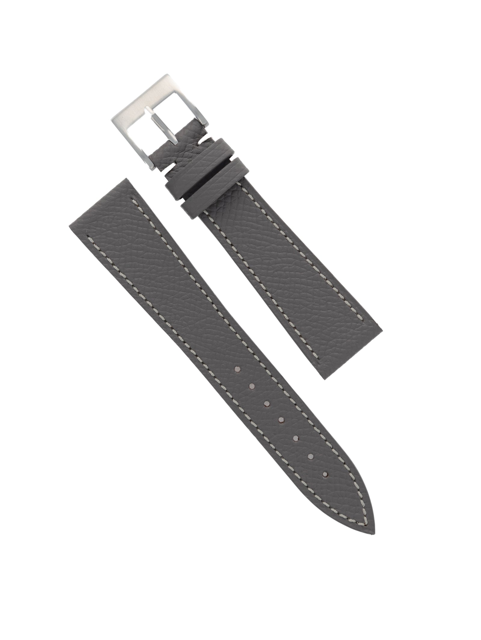 'Smoke' Grey Molequin x Oliver and Clarke 'Grained' Watch Strap