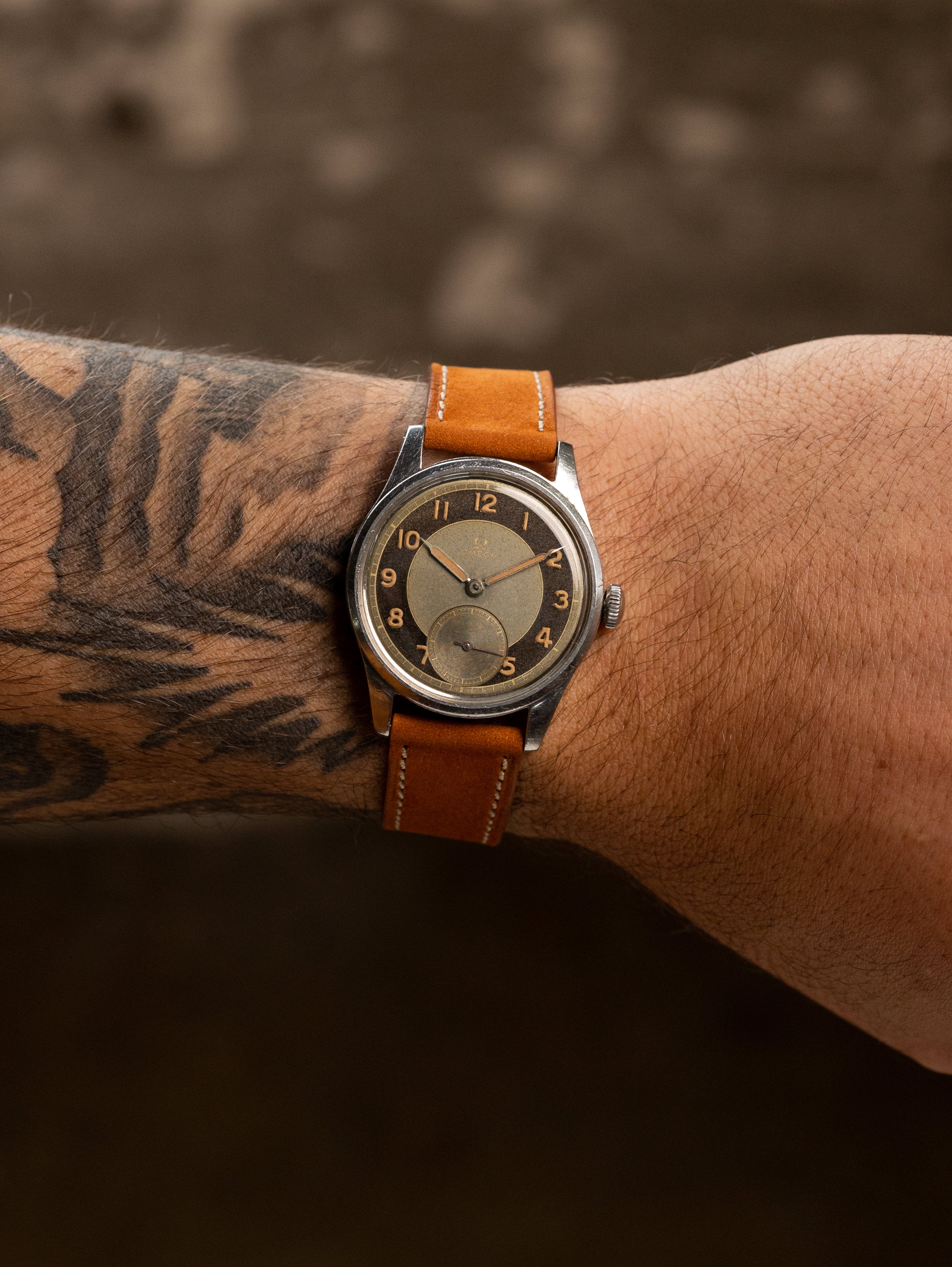 Omega '30T2' Ref. 2383-6 - Multi-Tone 'Sector Dial Unpolished