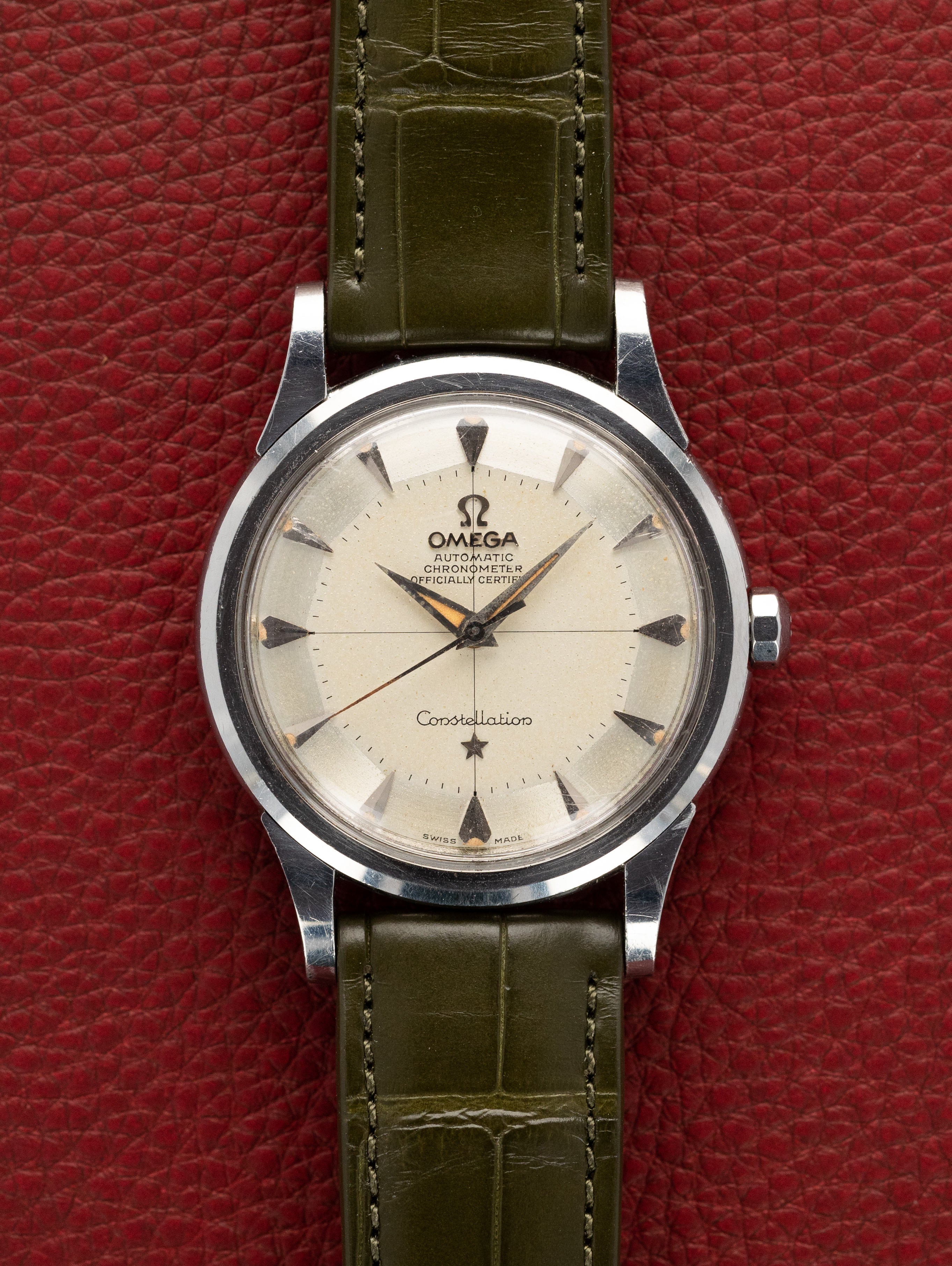 Omega Constellation Ref. 2852 16SC - Silver 'Pie Pan' Dial Unpolished