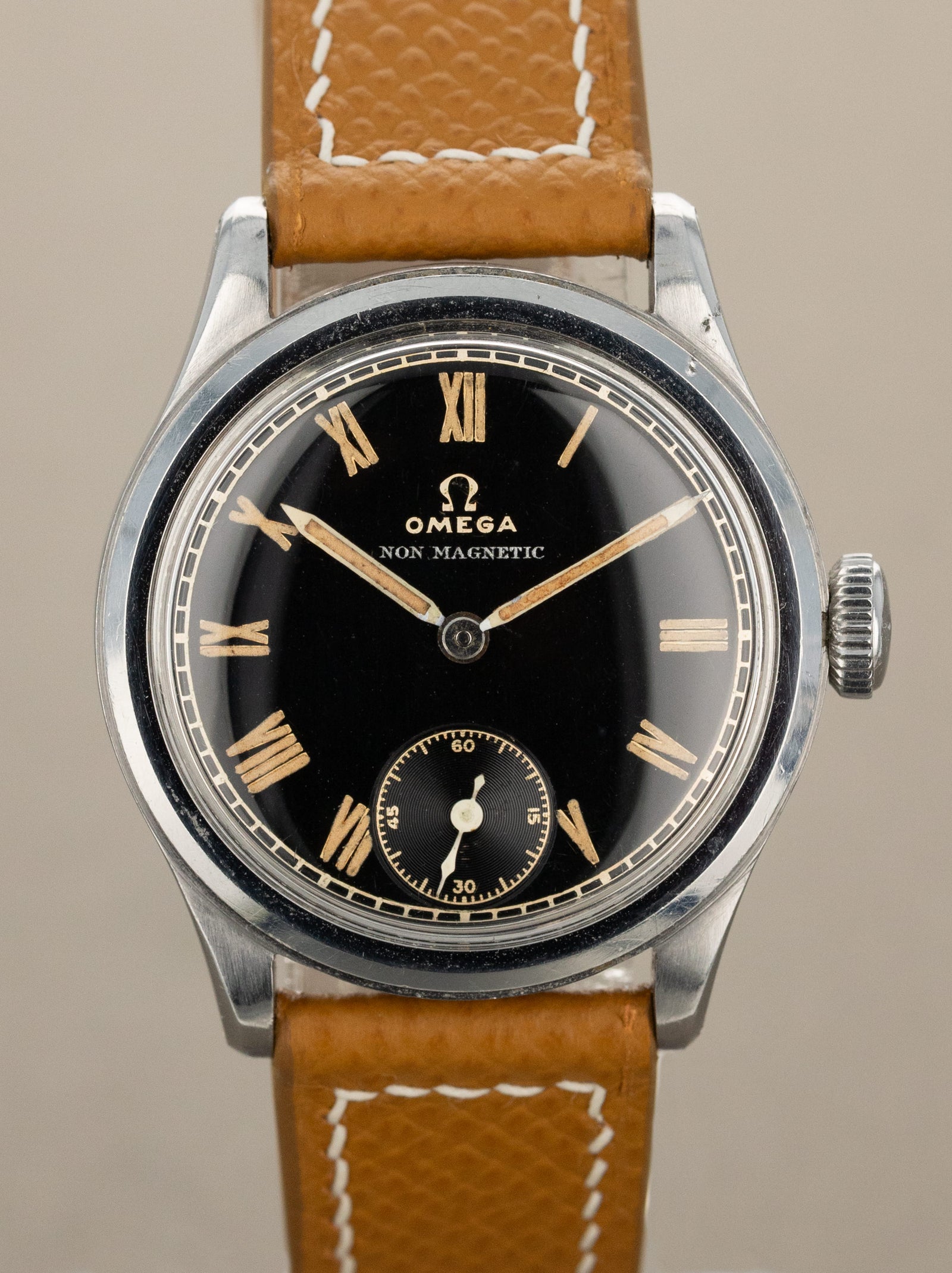 Omega 'Calatrava' Cal. 26.5.T3 - Gloss Black 'Gilt' Dial