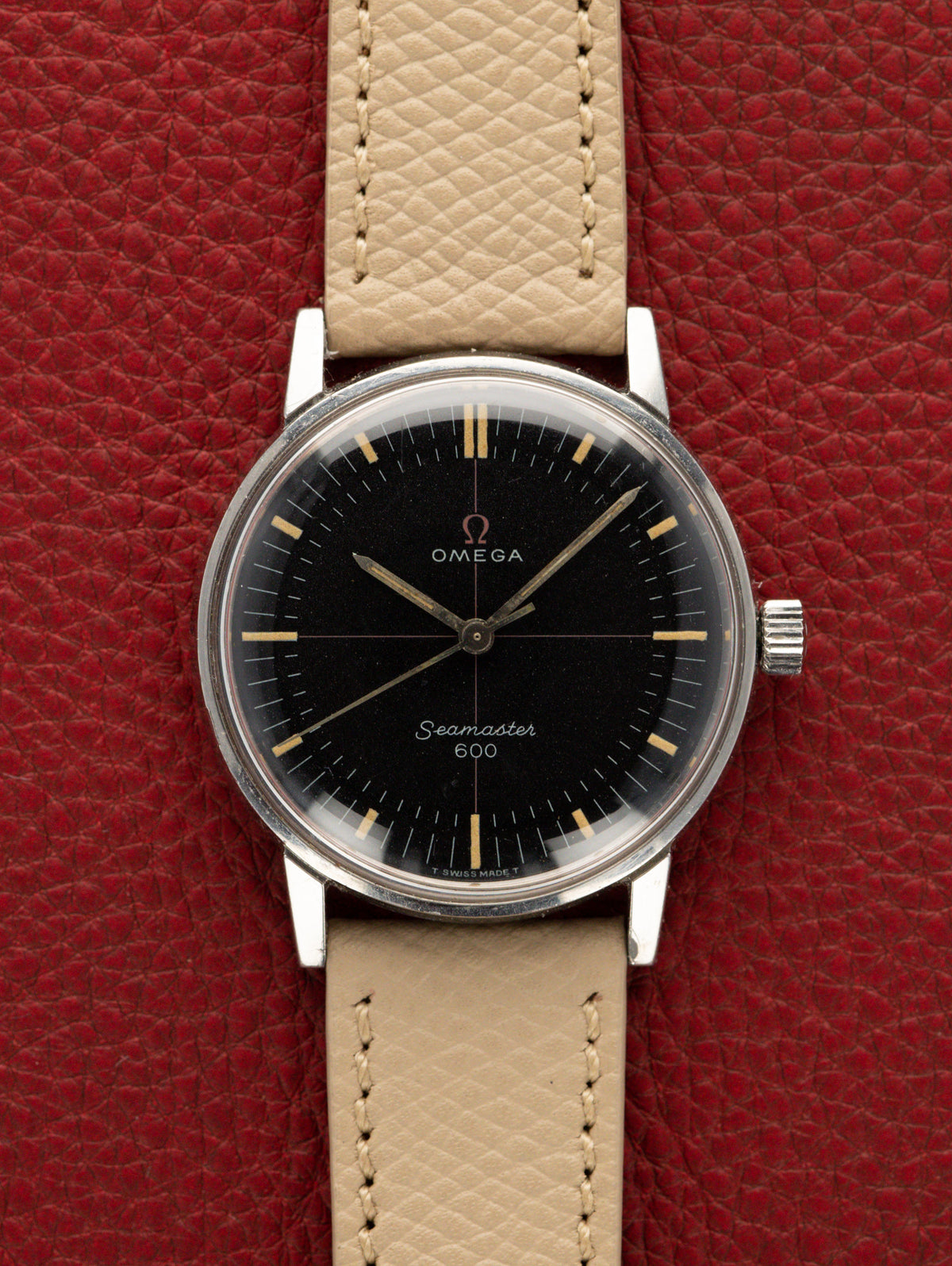 Omega Seamaster 600 Ref. 135.011 - Matte Black 'Technical' Dial Unpolished