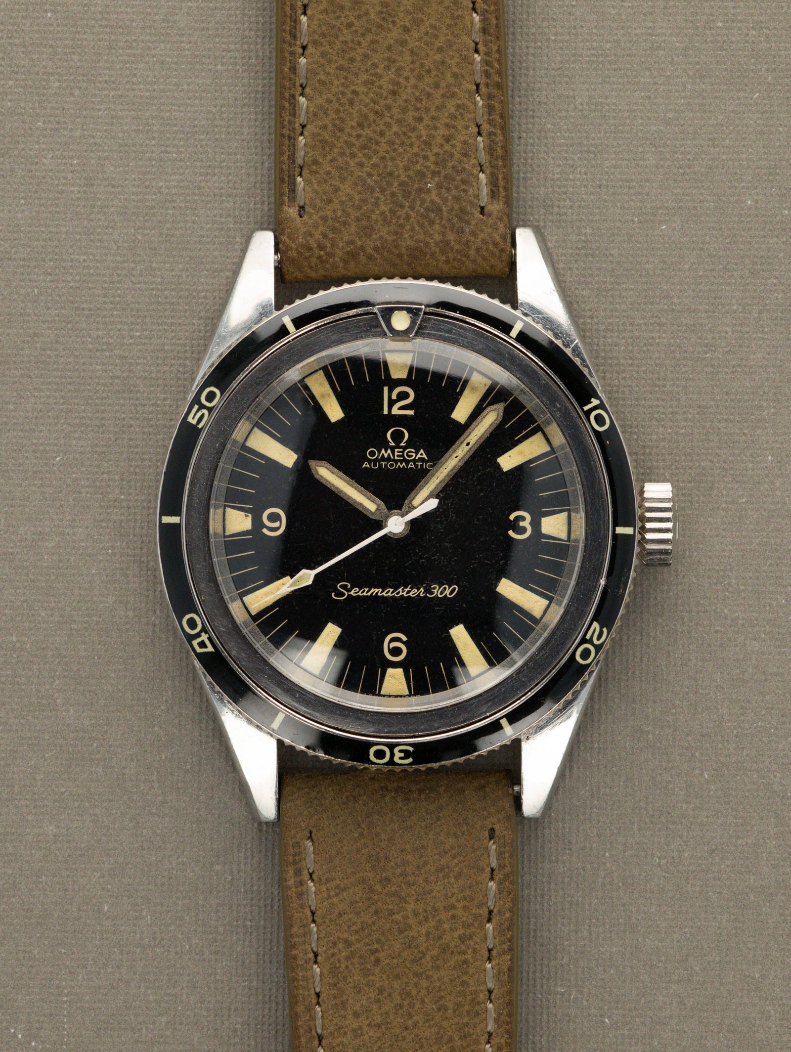 Omega Seamaster 300 Ref. 165.014 - Matte Black Dial W/ Box & Extract