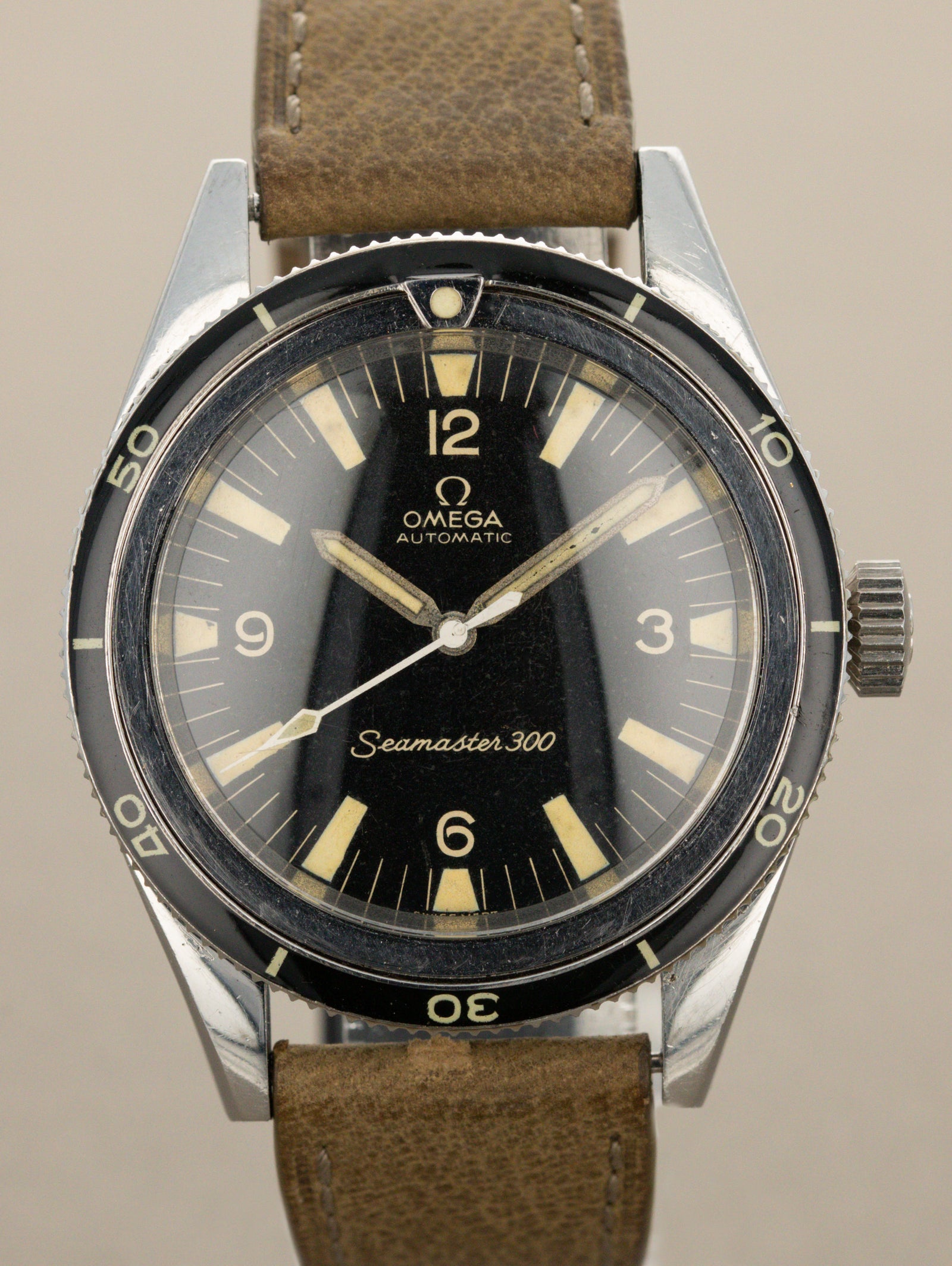 Omega Seamaster 300 Ref. 165.014 - Matte Black Dial W/ Box & Extract