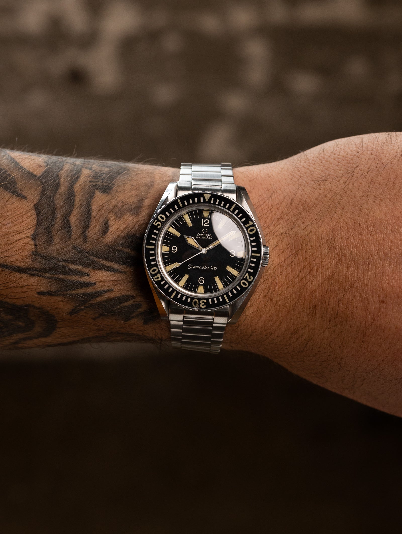 Omega Seamaster 300 Ref. 165.024 - Matte Black Dial