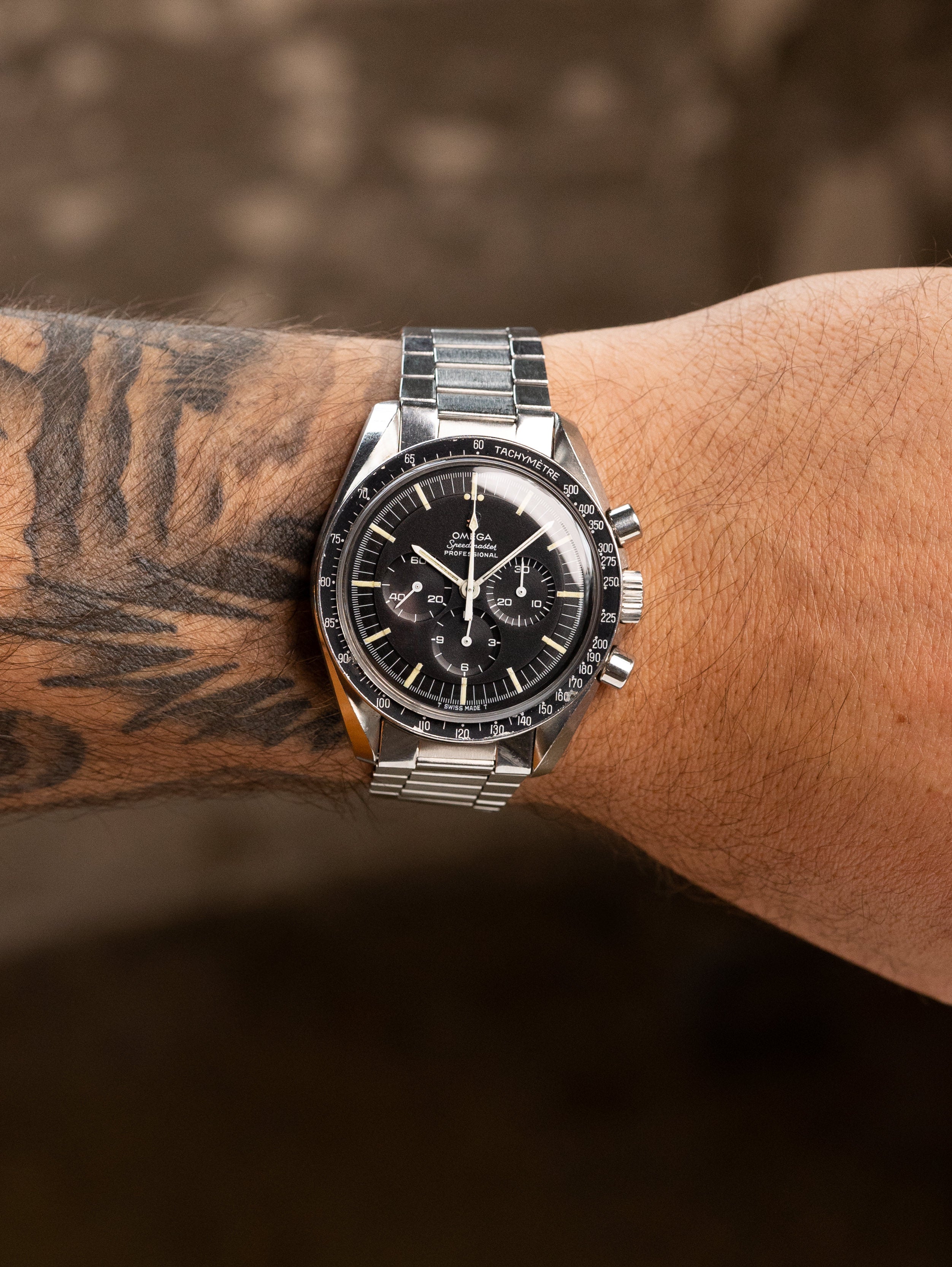 Omega Speedmaster Ref. 145.022-68ST - 'Transitional' Unpolished w/ Extract