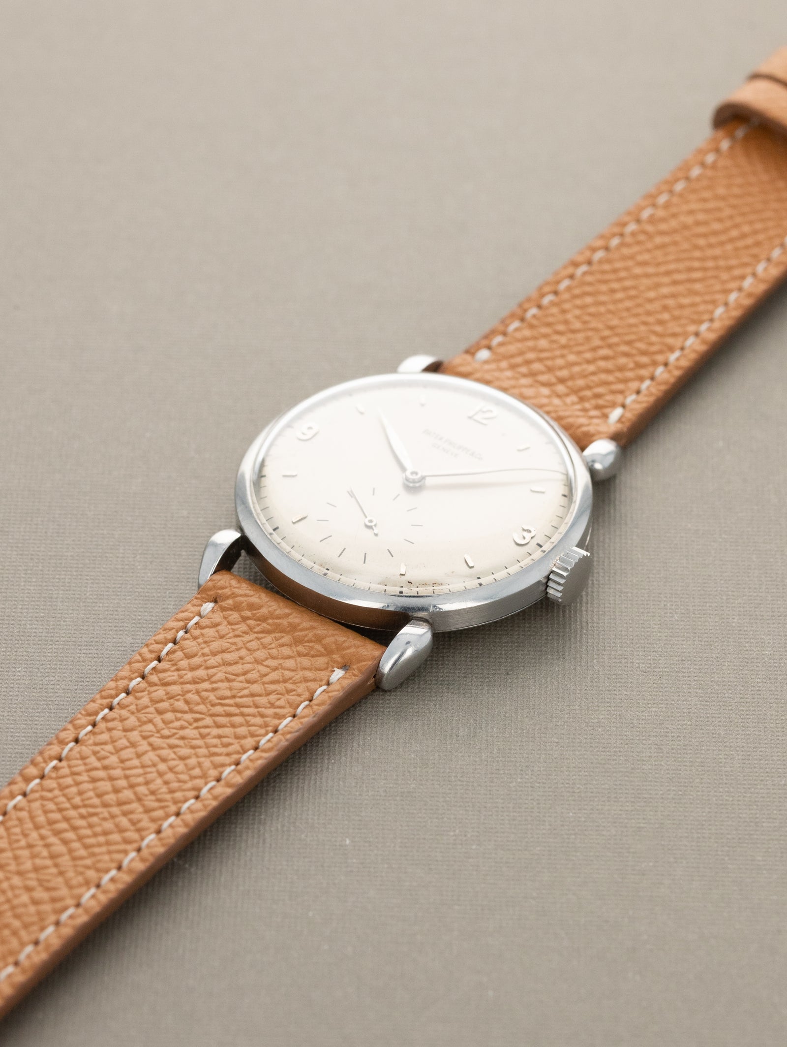 Patek Philippe Calatrava Ref. 1503 - Satin Silver 'Fab Suisse' Dial W/ Box & Extract