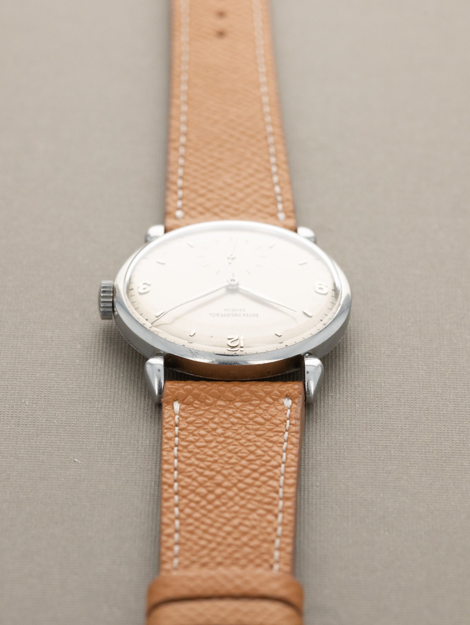 Patek Philippe Calatrava Ref. 1503 - Satin Silver 'Fab Suisse' Dial W/ Box & Extract