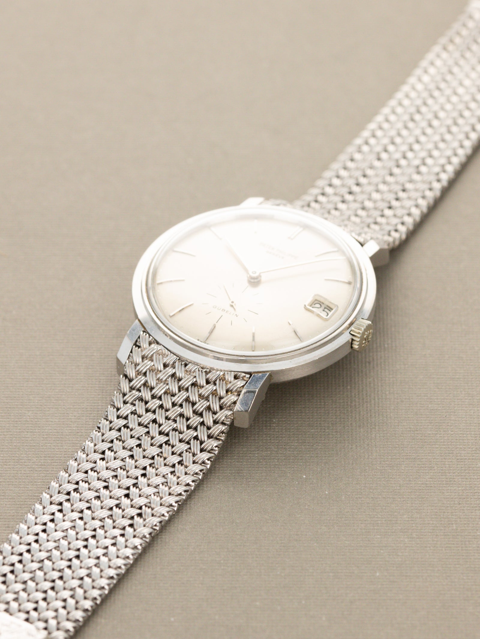 Patek Philippe Calatrava Ref. 3445 -White Gold w/ 'Gübelin' Dial Unpolished