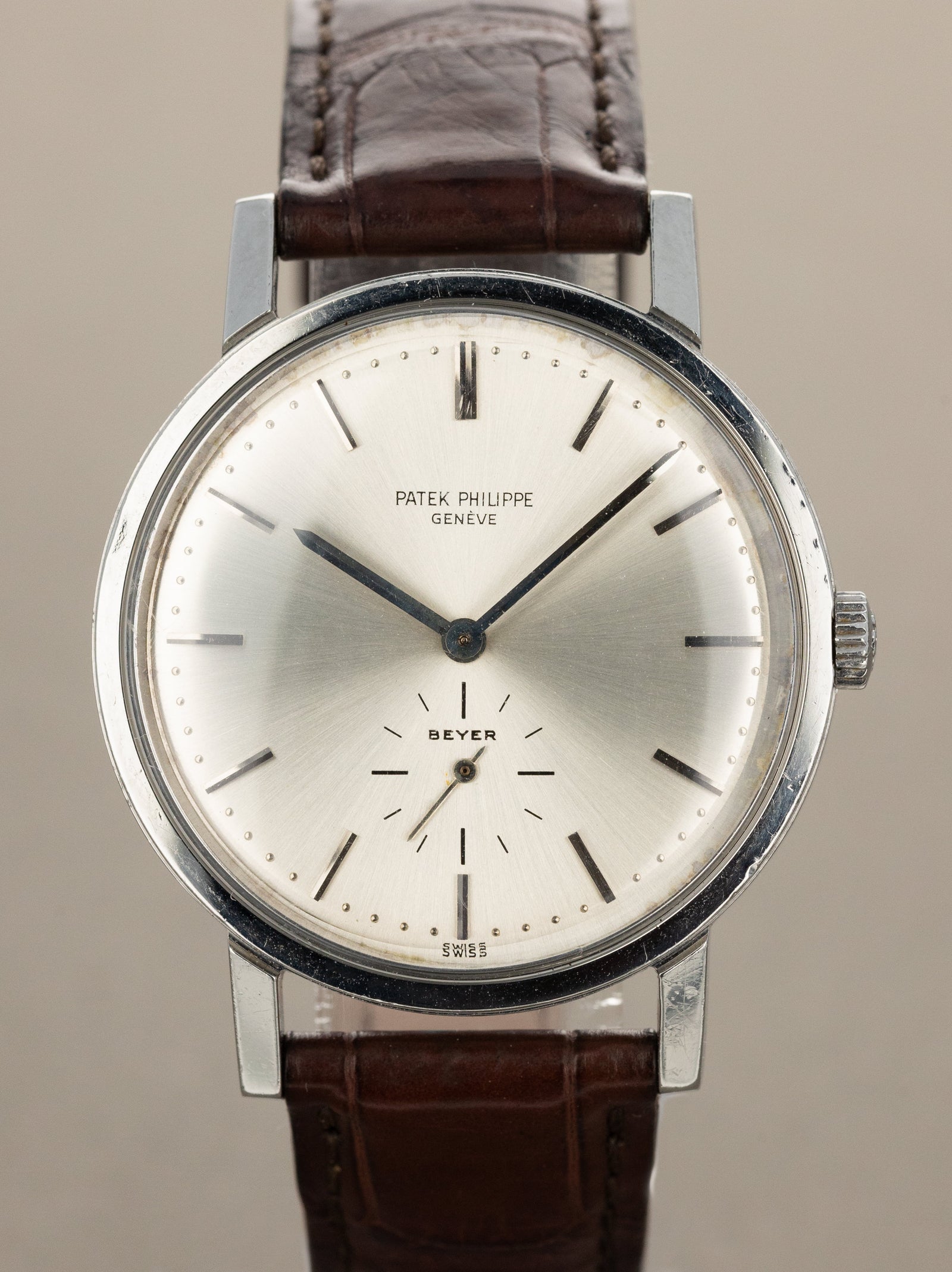 Patek Philippe Calatrava Ref. 3466A - 'Beyer' Dial Stainless Steel Unpolished