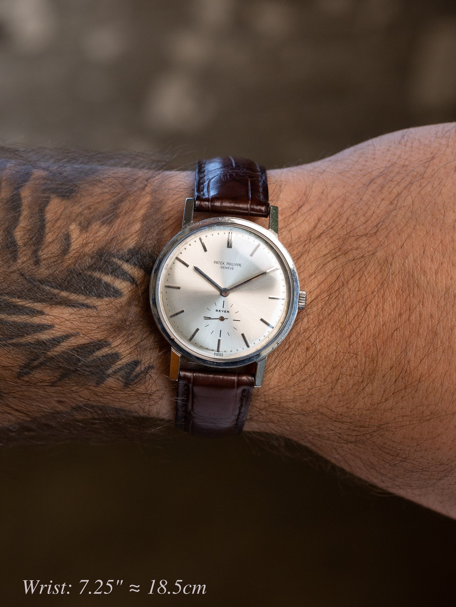 Patek Philippe Calatrava Ref. 3466A - 'Beyer' Dial Stainless Steel Unpolished