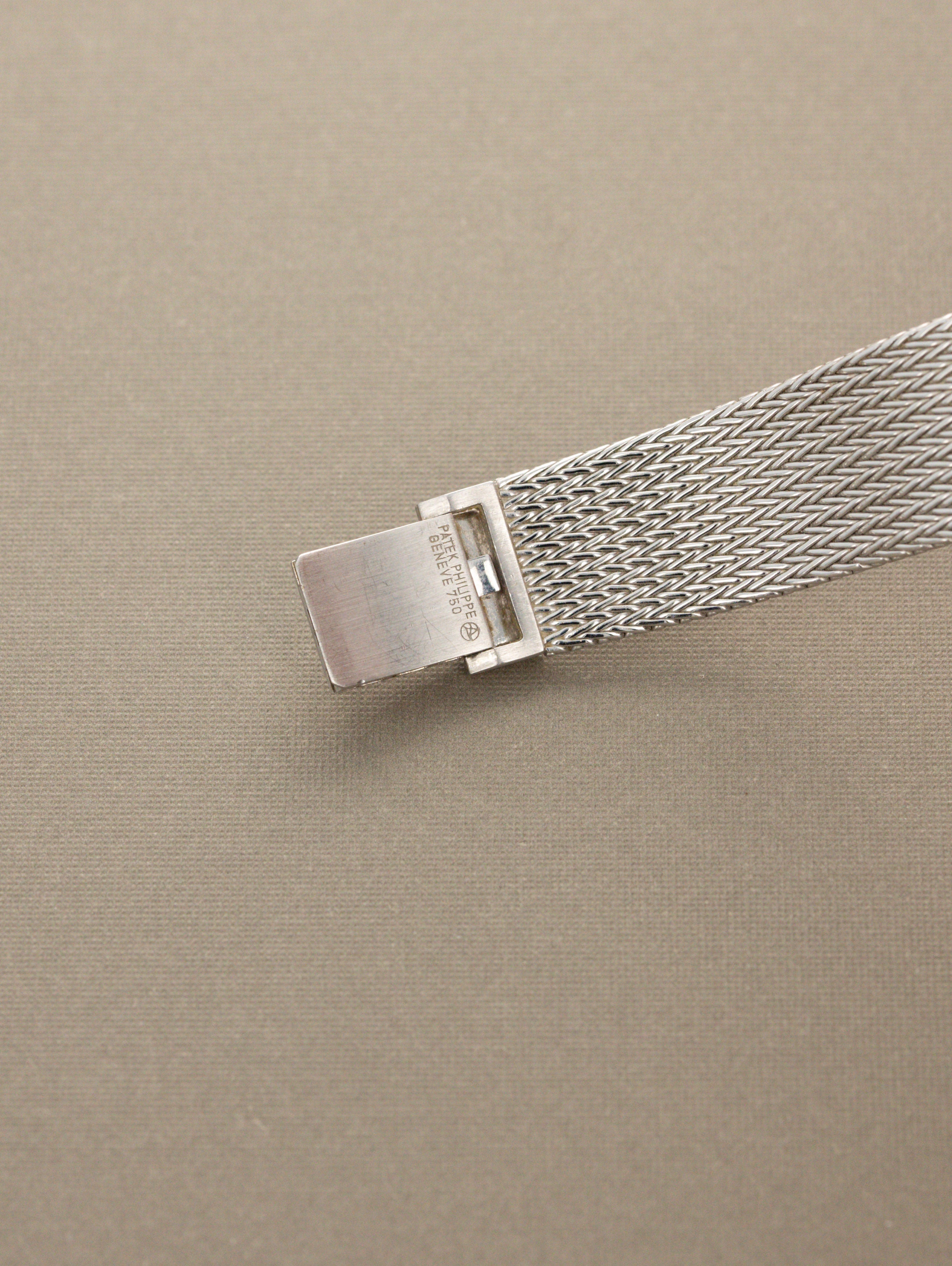 Patek Philippe White Gold Ellipse Ref. 3849/4 - Sunburst Blue 'Sigma' Dial w/ Diamonds