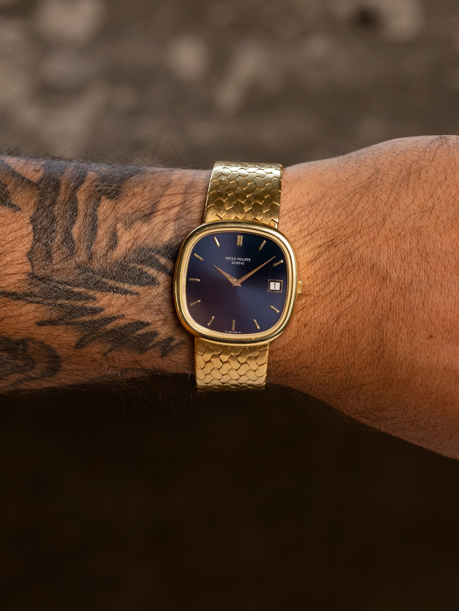 Patek Philippe Ellipse 'TV' Ref. 3604-1J - Sunburst Blue 'Sigma' Dial