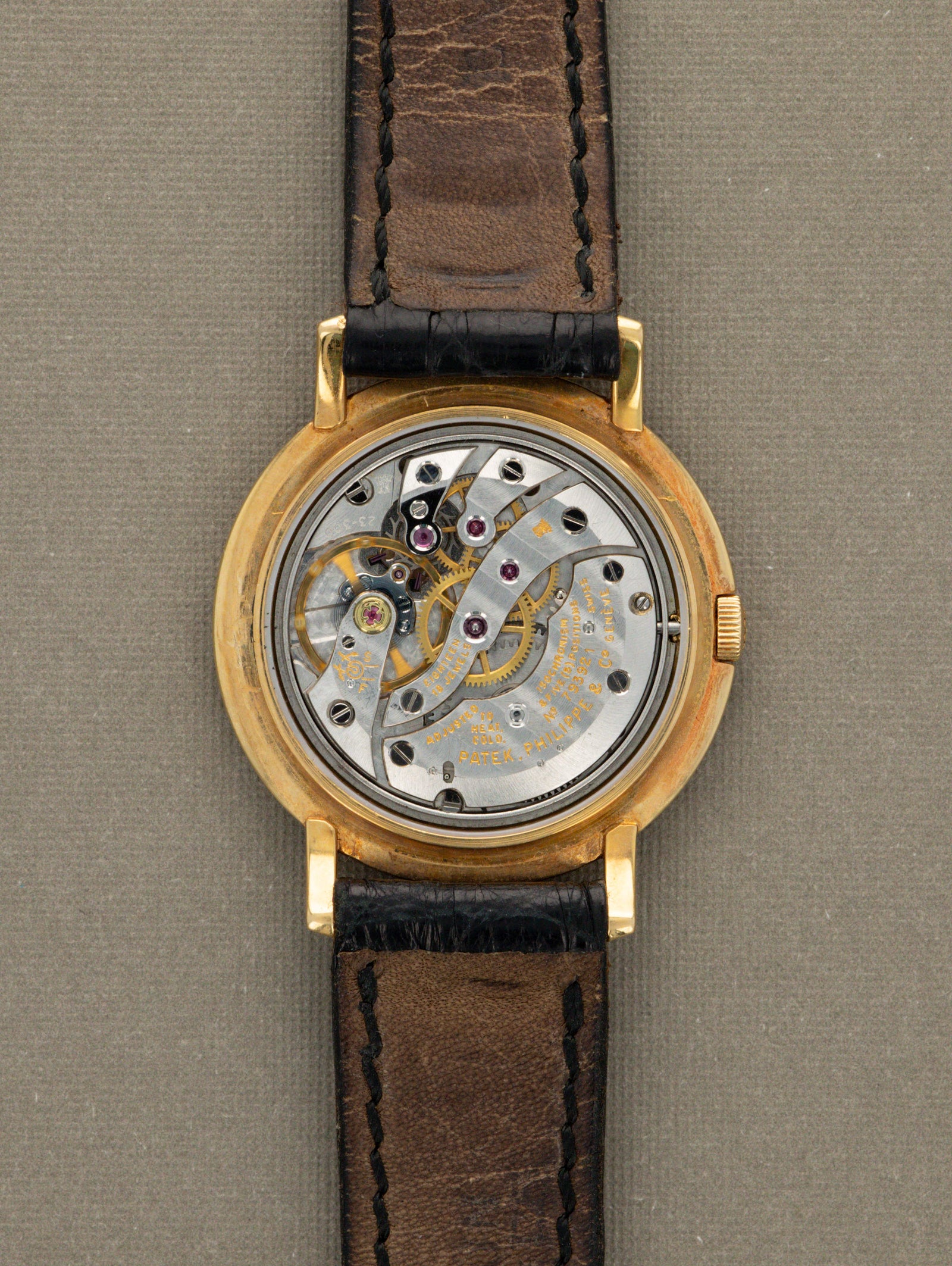 Patek Philippe Calatrava 'Disco Volante' Ref. 2594/5 - Champagne Patina Dial