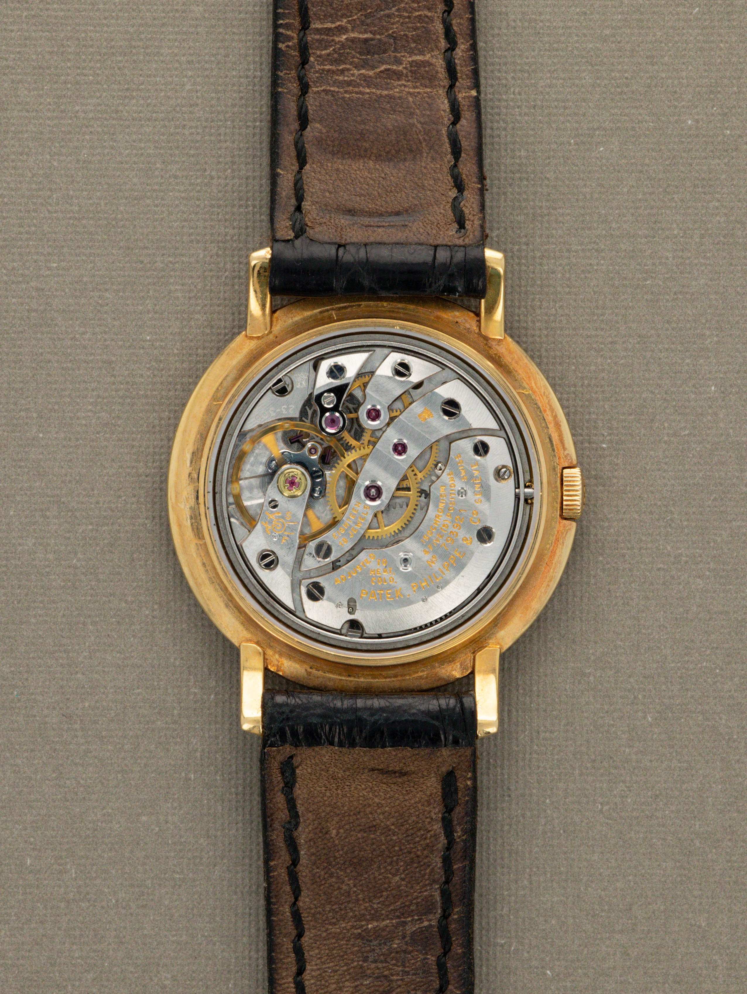 Patek Philippe Calatrava 'Disco Volante' Ref. 2594/5 - Champagne Patina Dial