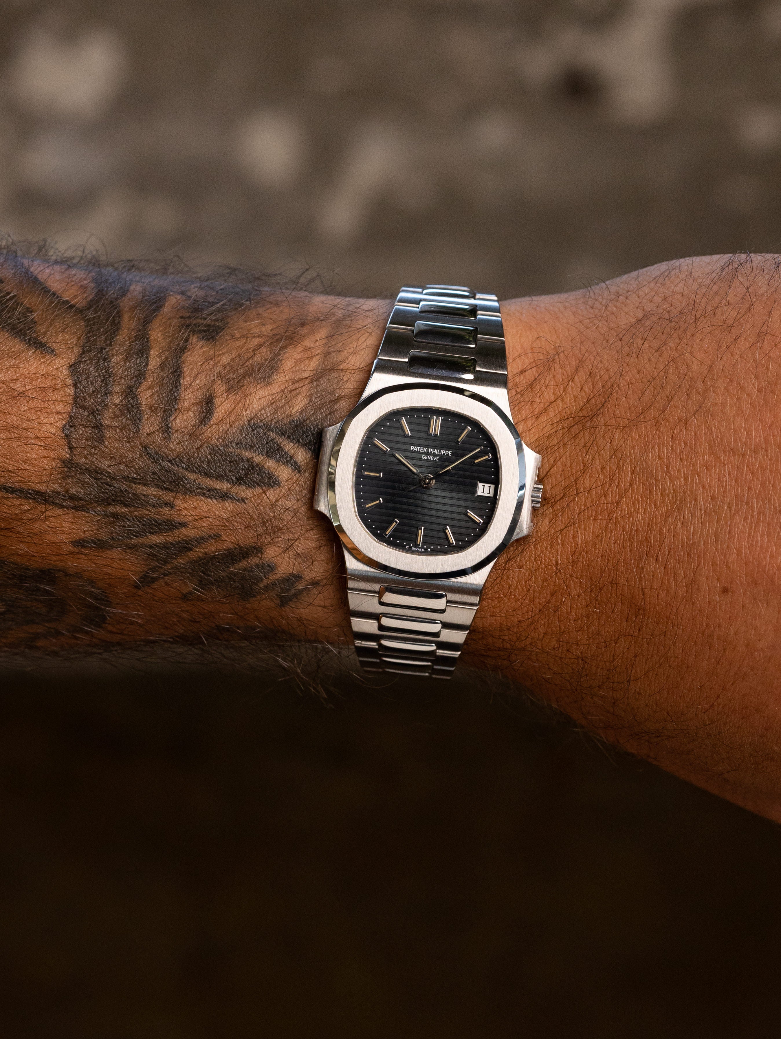 Patek Philippe Nautilus 'Midsize' Ref. 3800/1A - Blue 'Teak' Dial