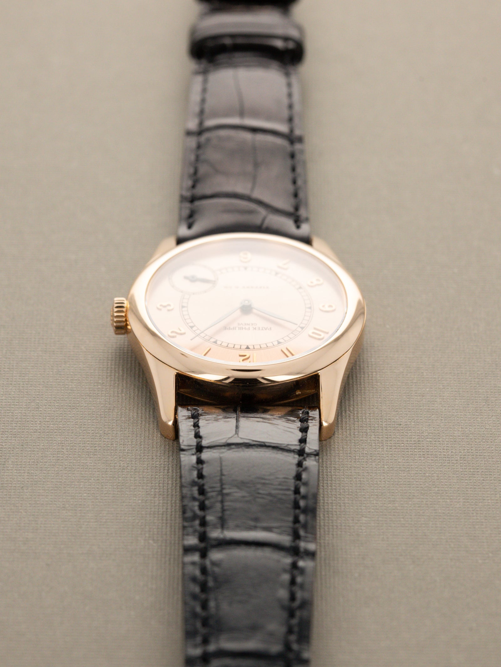Patek Philippe Calatrava Ref. 5000R - Sunburst Pink 'Tiffany & Co.' Dial Box & Papers