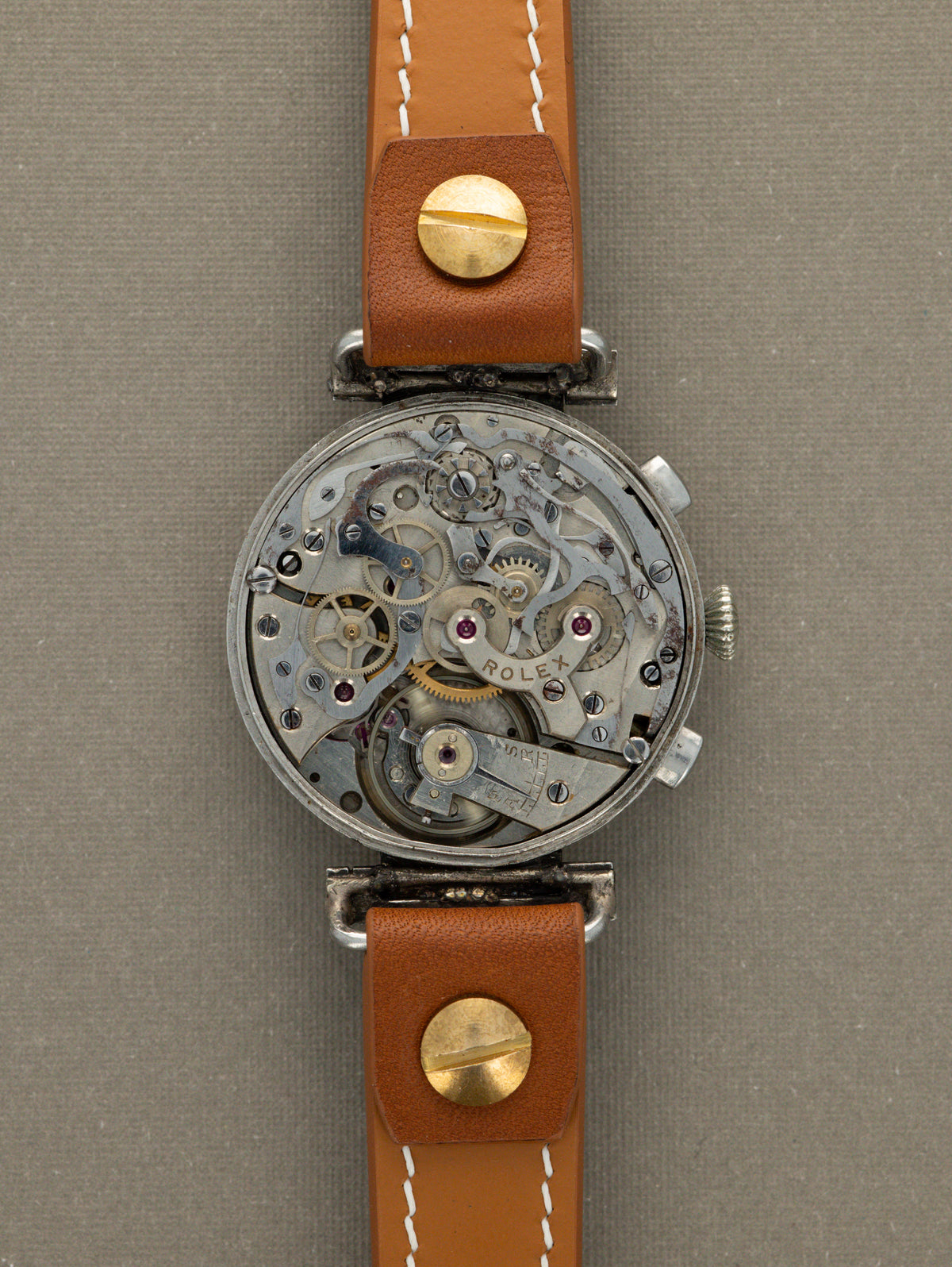 Rolex Antimagnetic Chronograph Ref. 3233 - Silver Patina Dial