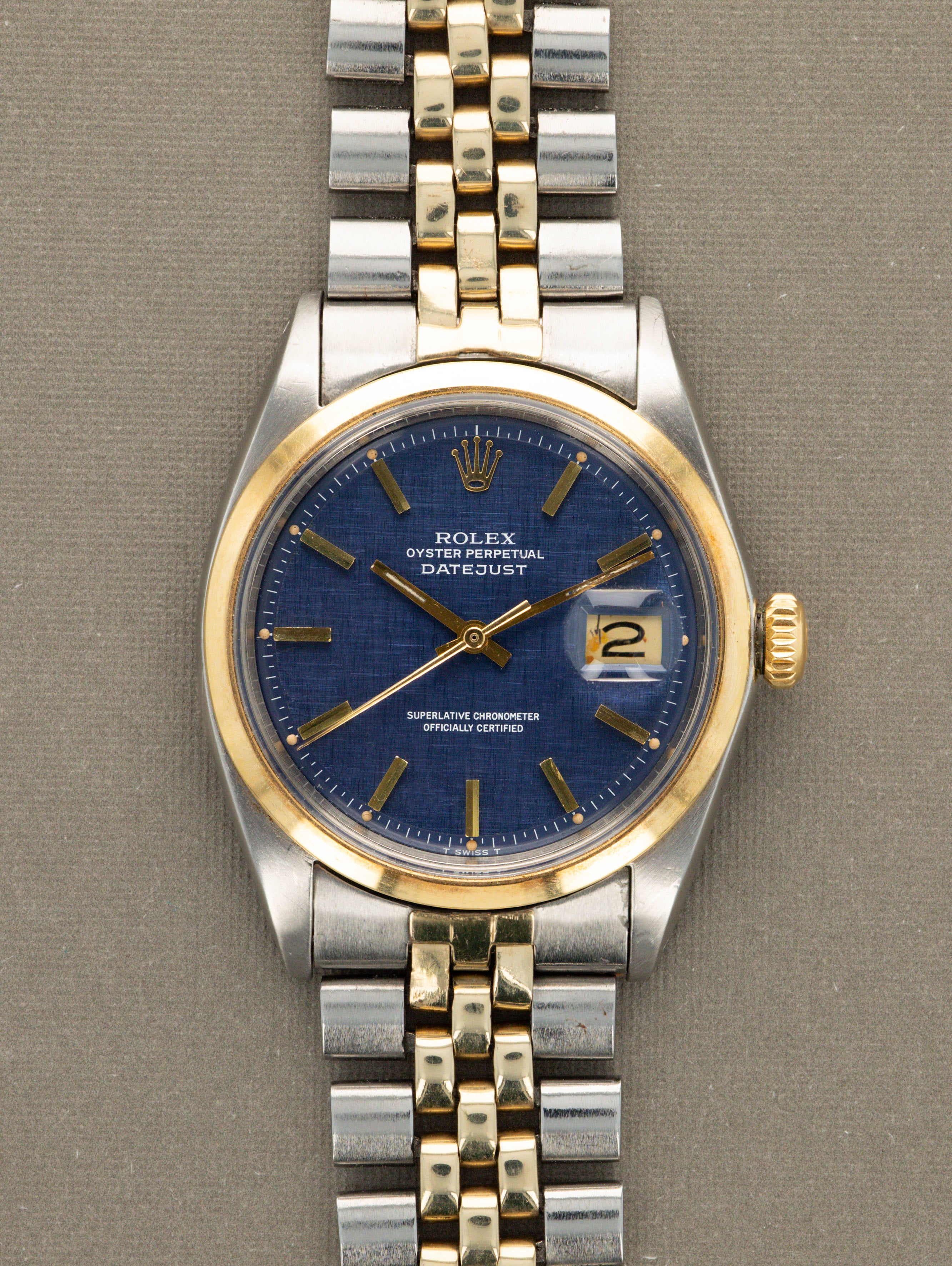 Rolex Datejust Ref. 1600/3 - Blue 'Denim' Dial