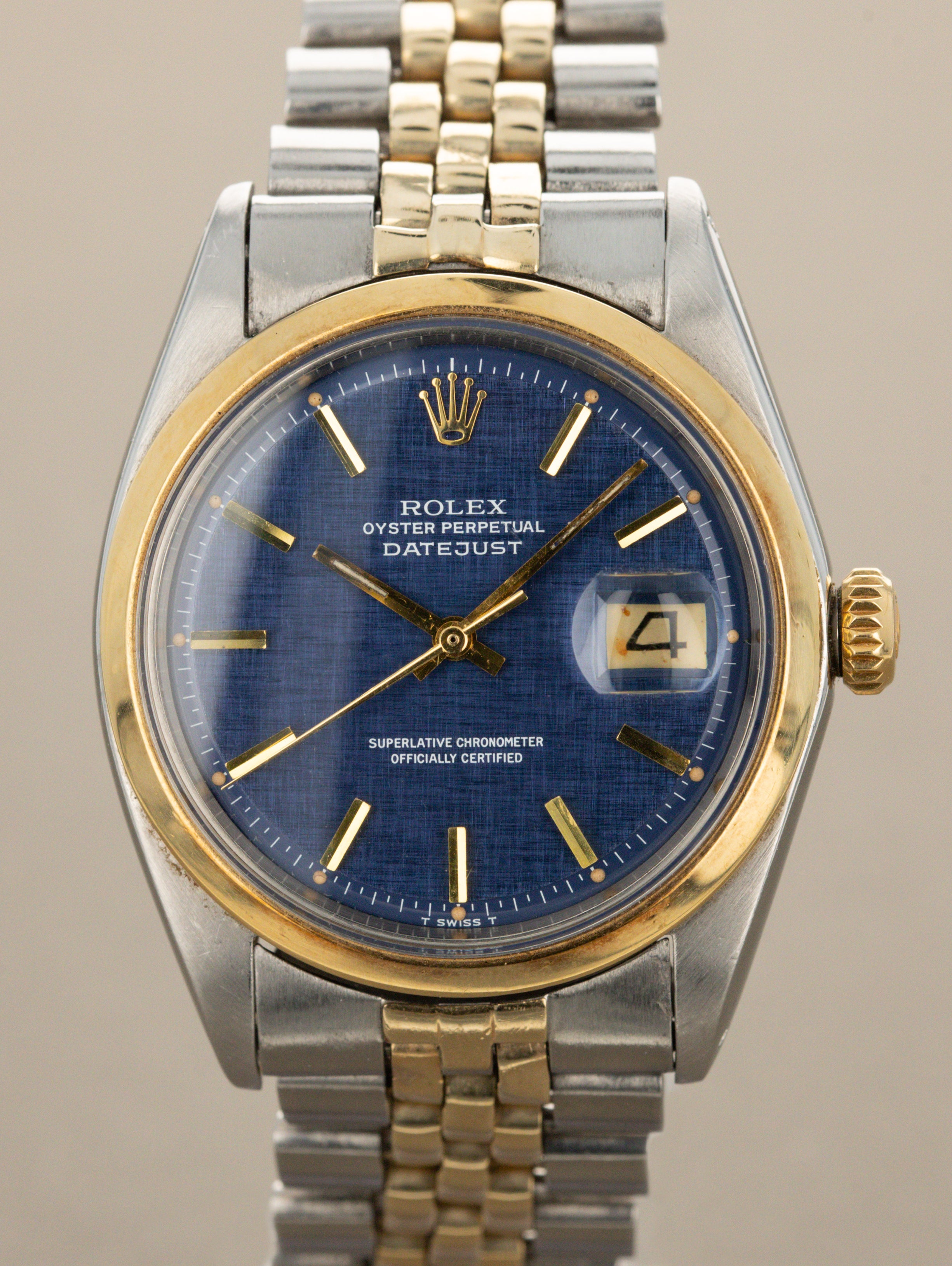Rolex Datejust Ref. 1600/3 - Blue 'Denim' Dial