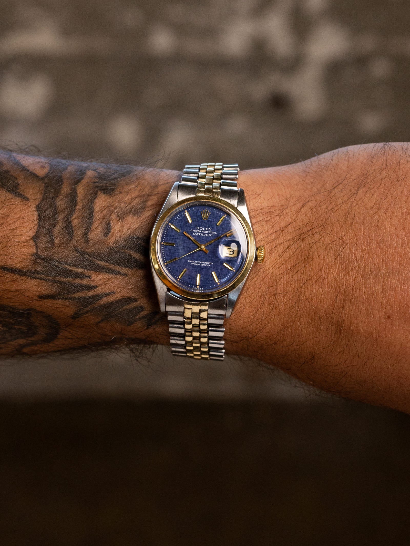 Rolex Datejust Ref. 1600/3 - Blue 'Denim' Dial