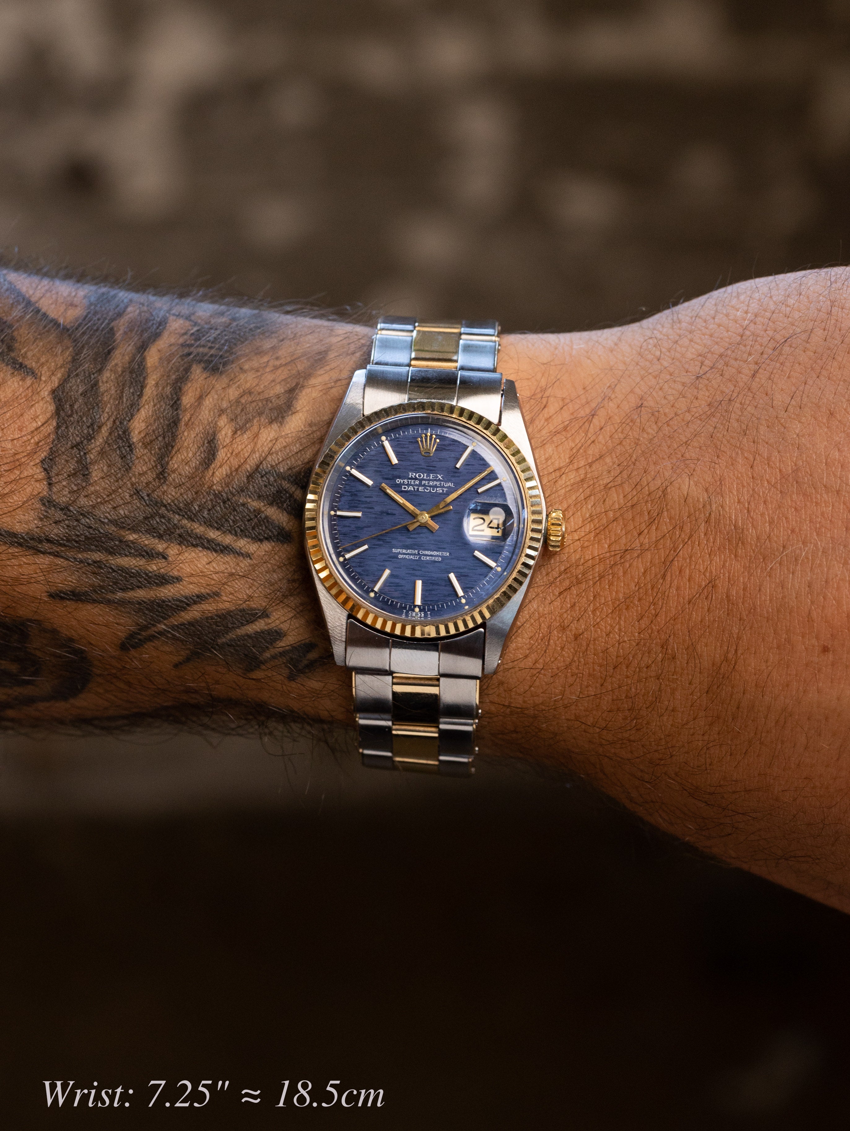 Rolex Datejust Ref. 1601/3 'Two-Tone' - Blue 'Mosaic' Dial