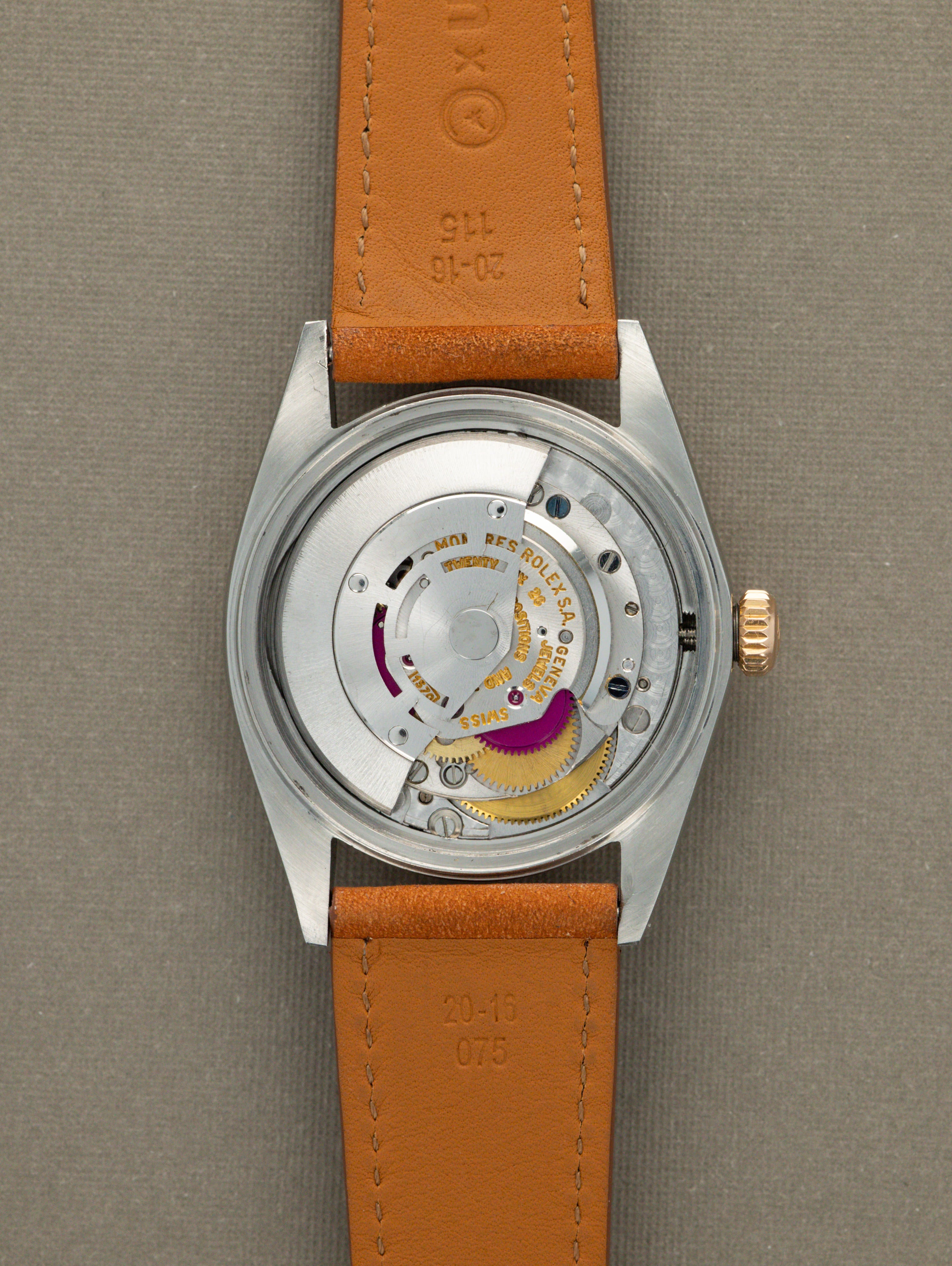 Rolex Datejust Ref. 1601 Two-Tone Rose Gold  - Sunburst Silver Dial