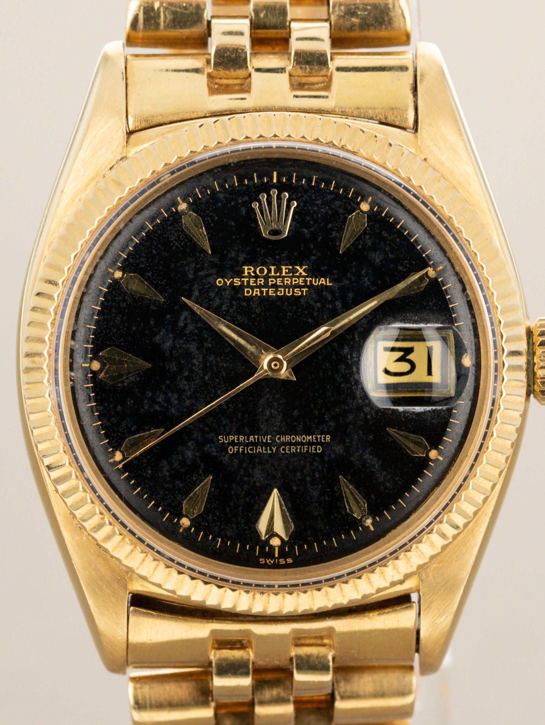 Rolex Datejust Ref. 6605 Gilt 18k