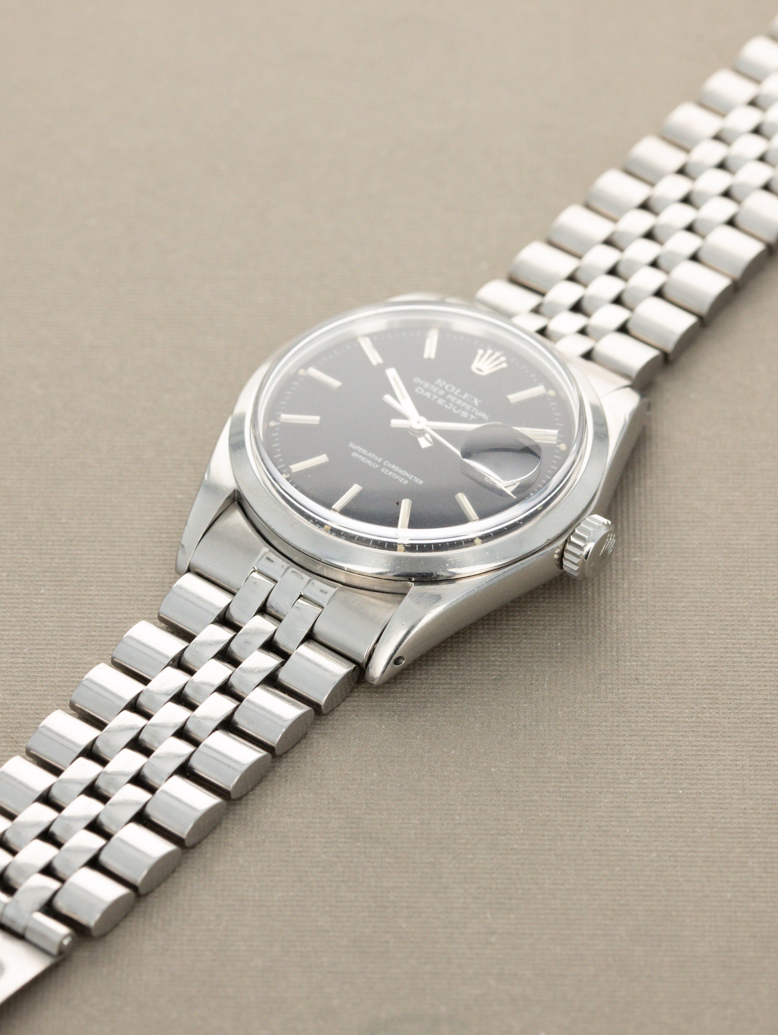 Rolex Datejust Ref. 1600 - Black 'Confetti' Dial