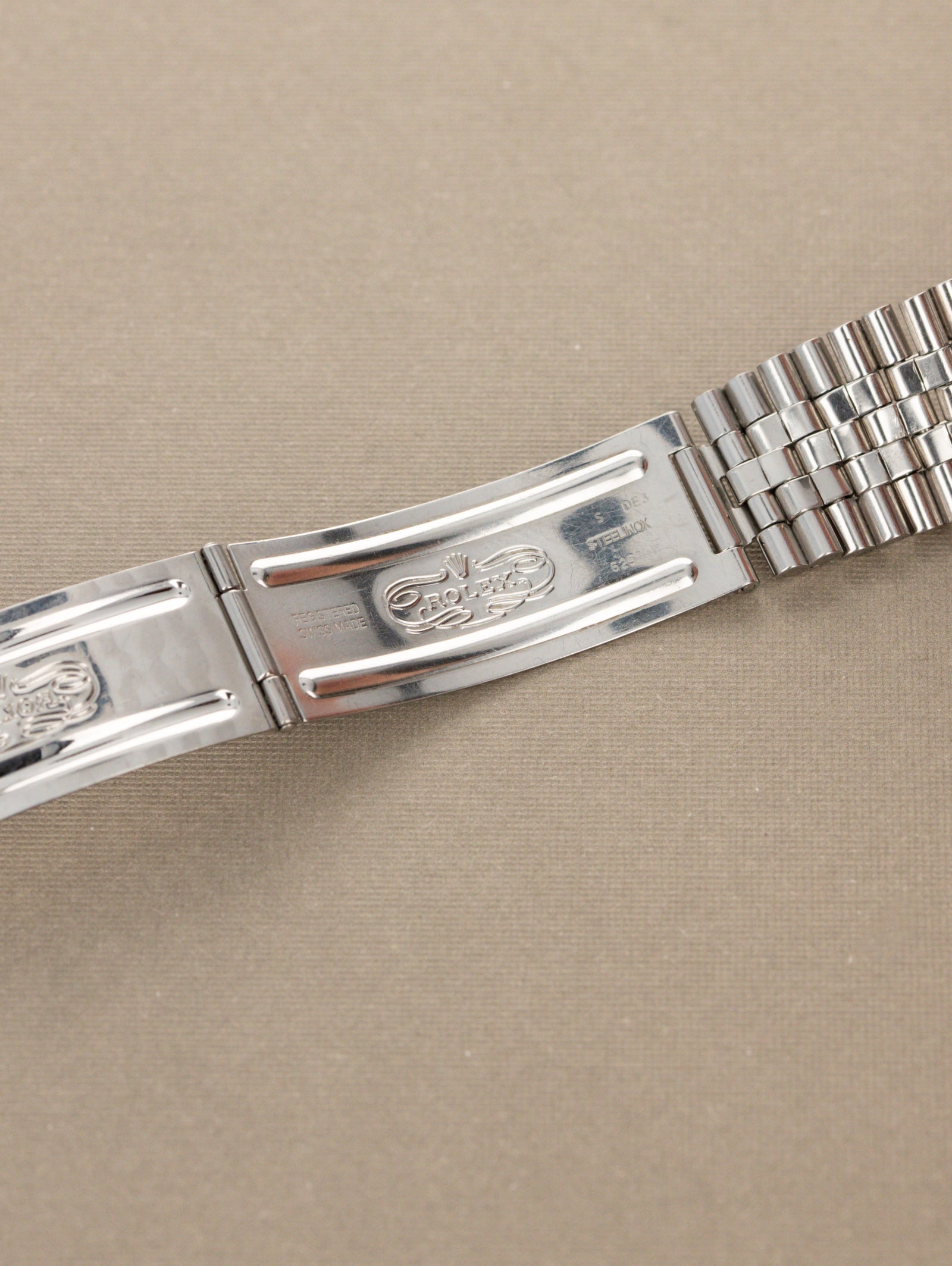 Rolex Datejust Ref. 1603 - Matte Black 'Sigma' Dial Silver Text Unpolished