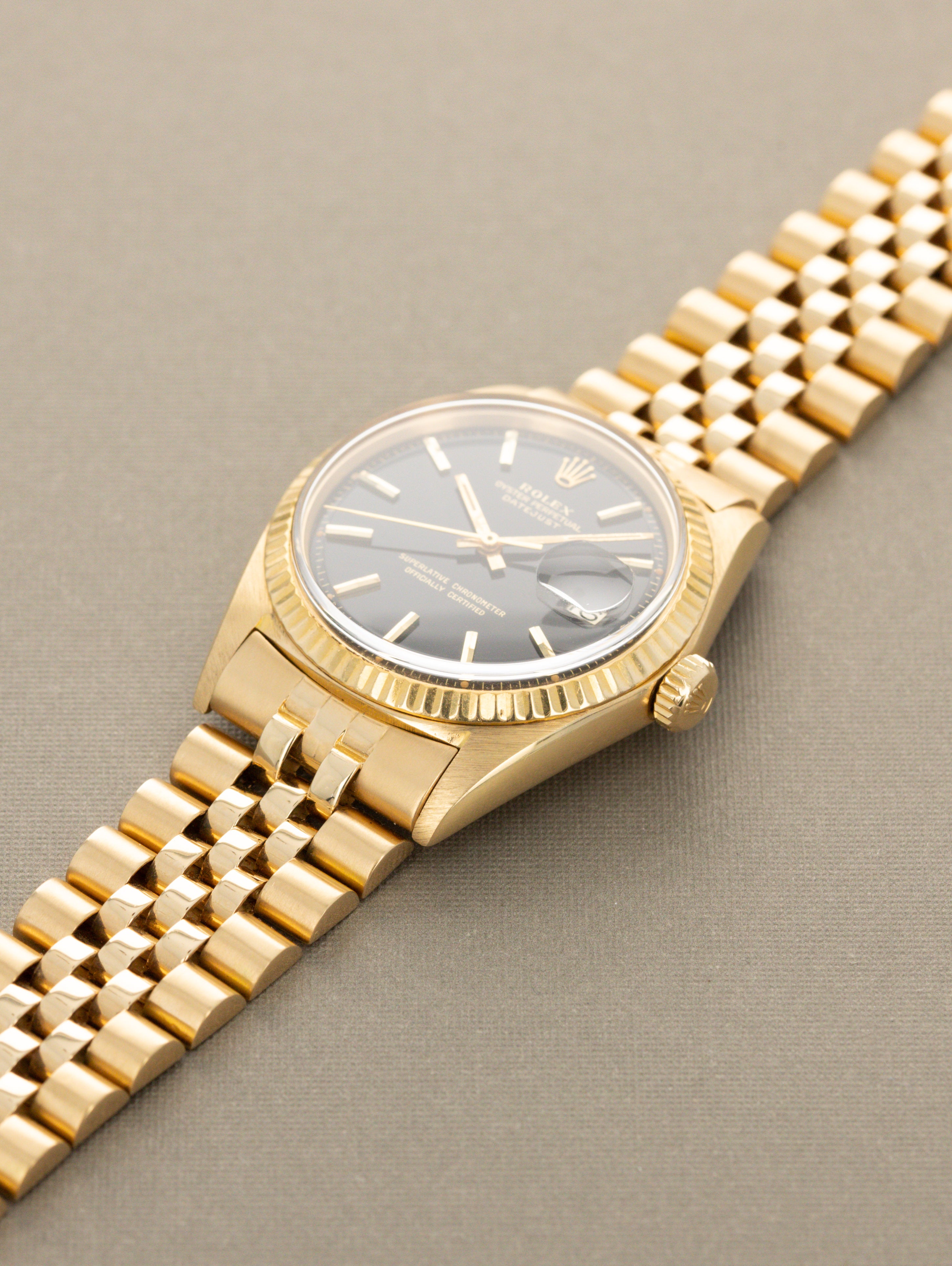 Rolex Datejust Ref. 1601/8 - Black 'Gilt' Dial