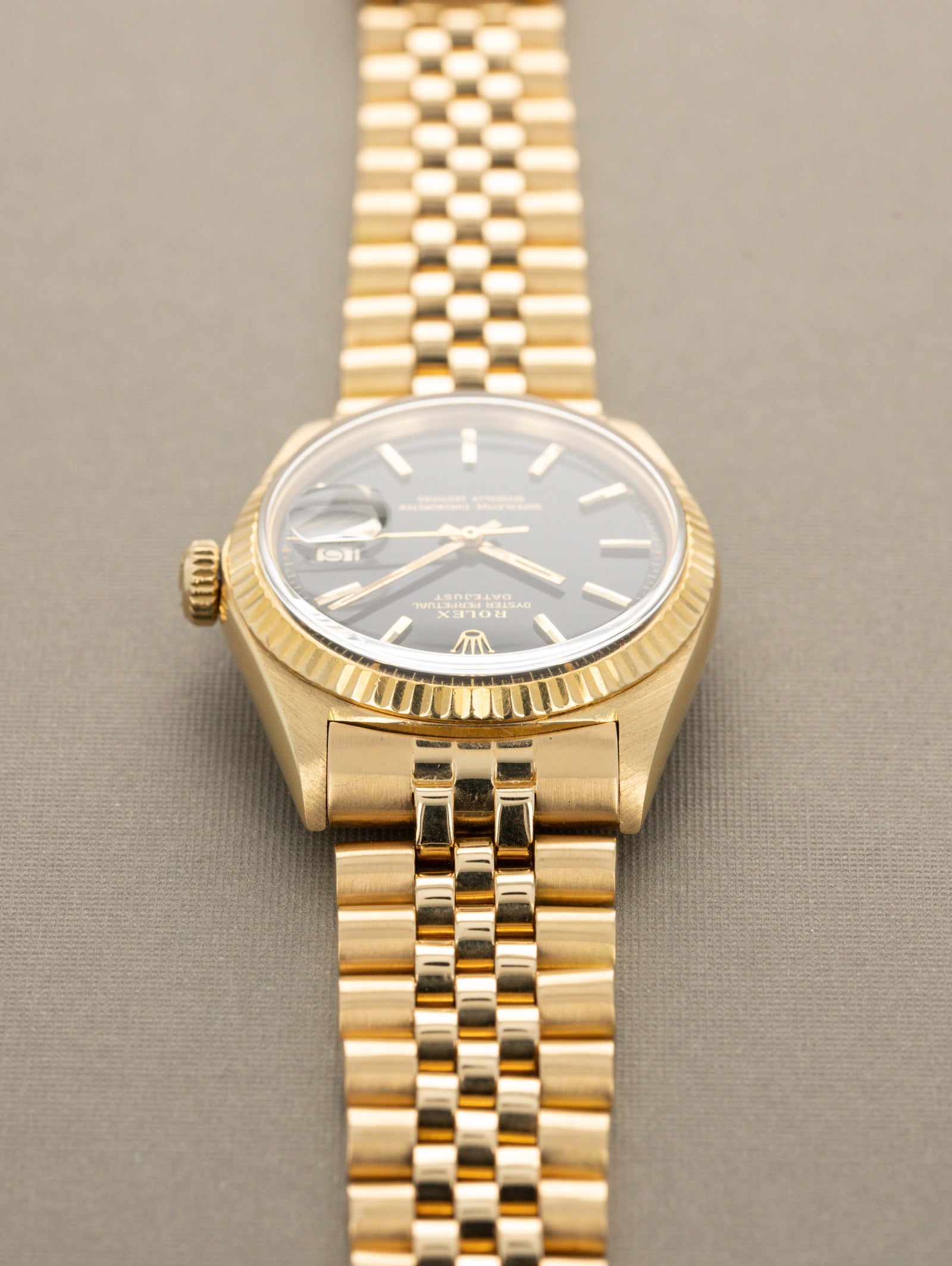Rolex Datejust Ref. 1601/8 - Black 'Gilt' Dial