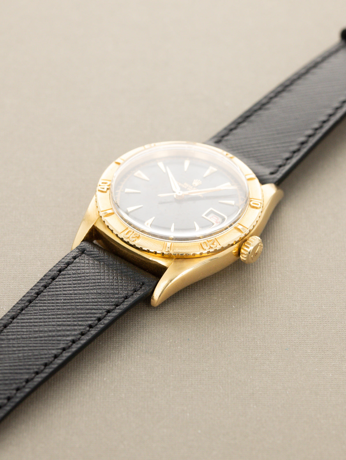 Rolex Turn-O-Graph Ref. 6309 'Thunderbird' - Black 'Gilt' Dial w/ 'Roulette' Date