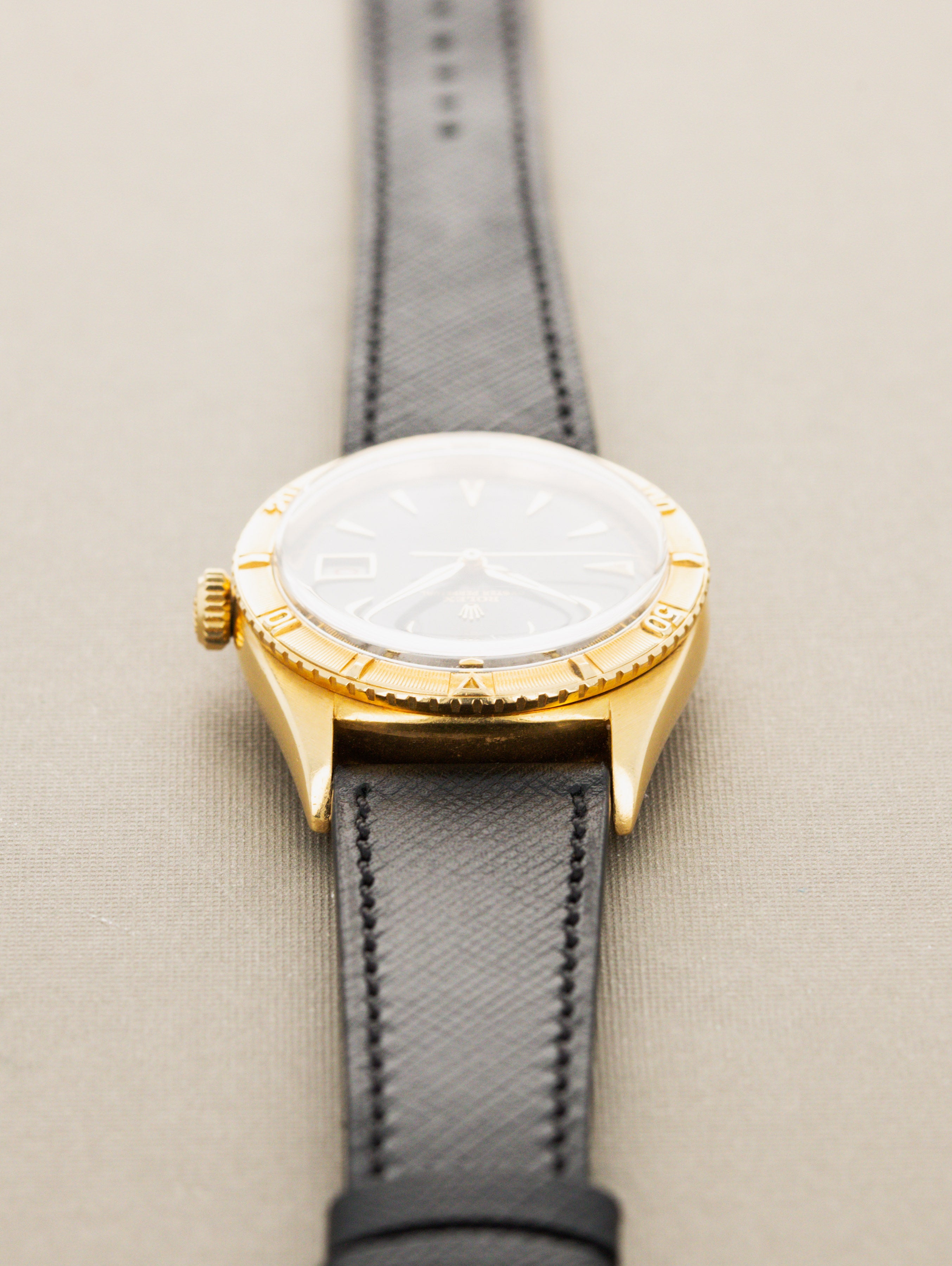 Rolex Turn-O-Graph Ref. 6309 'Thunderbird' - Black 'Gilt' Dial w/ 'Roulette' Date