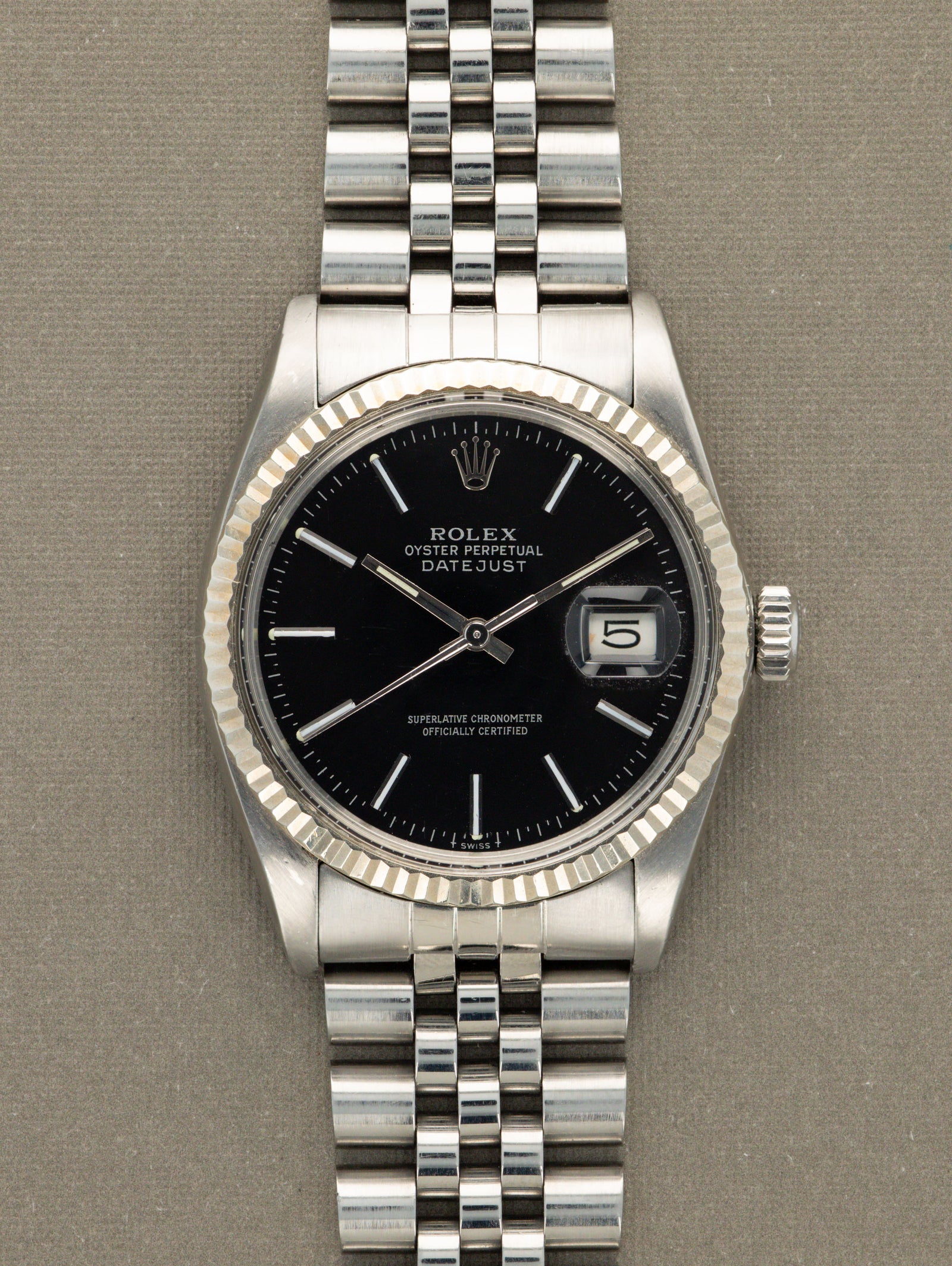 Rolex Datejust Ref. 16014 - Black Dial