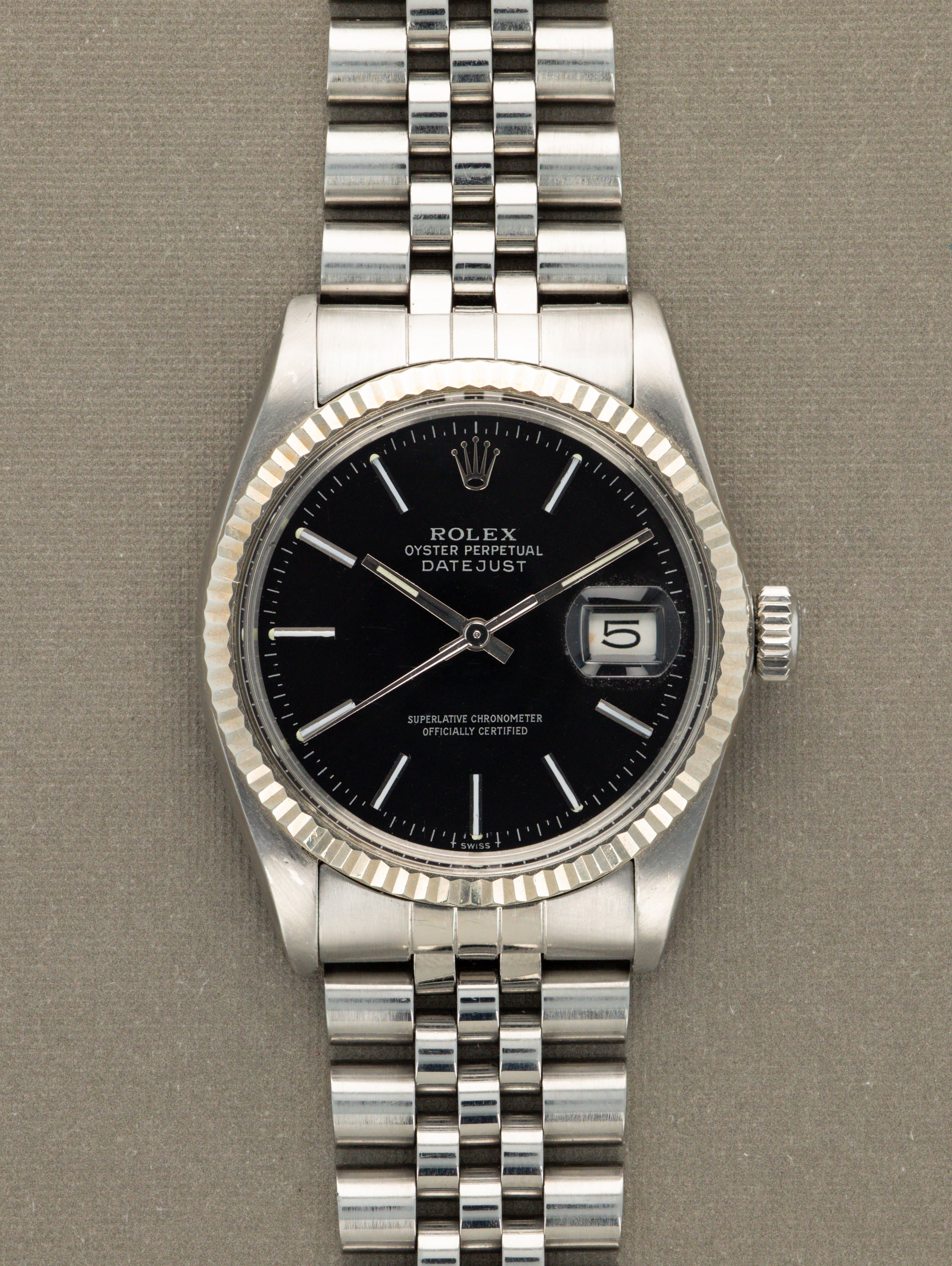 Rolex Datejust Ref. 16014 - Black Dial