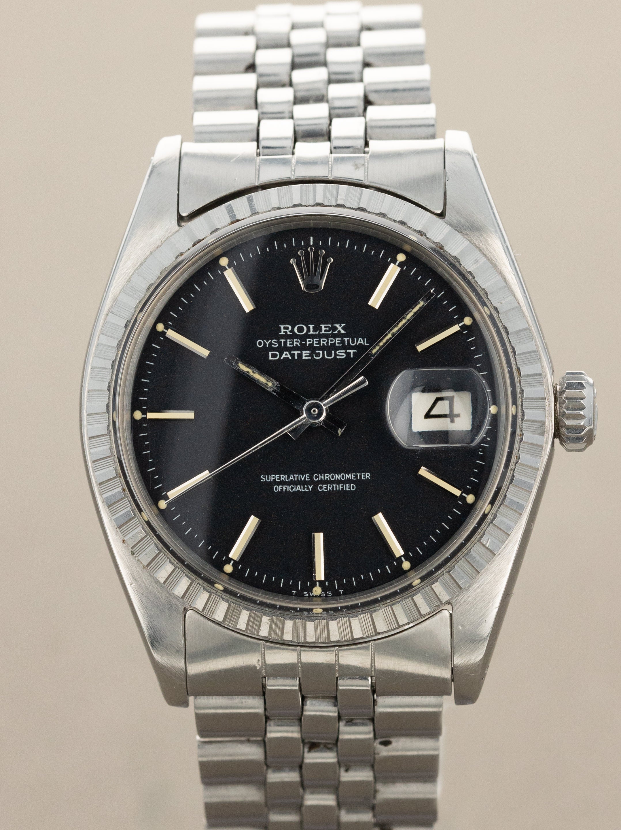 Rolex Datejust Ref. 1603 - Black 'Confetti' Dial Unpolished