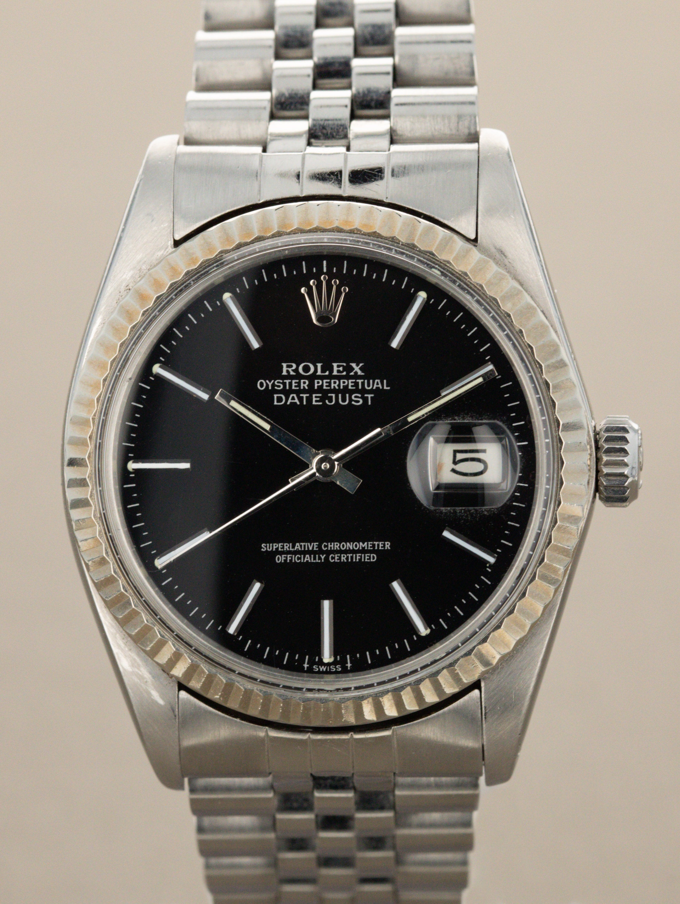 Rolex Datejust Ref. 16014 - Black Dial