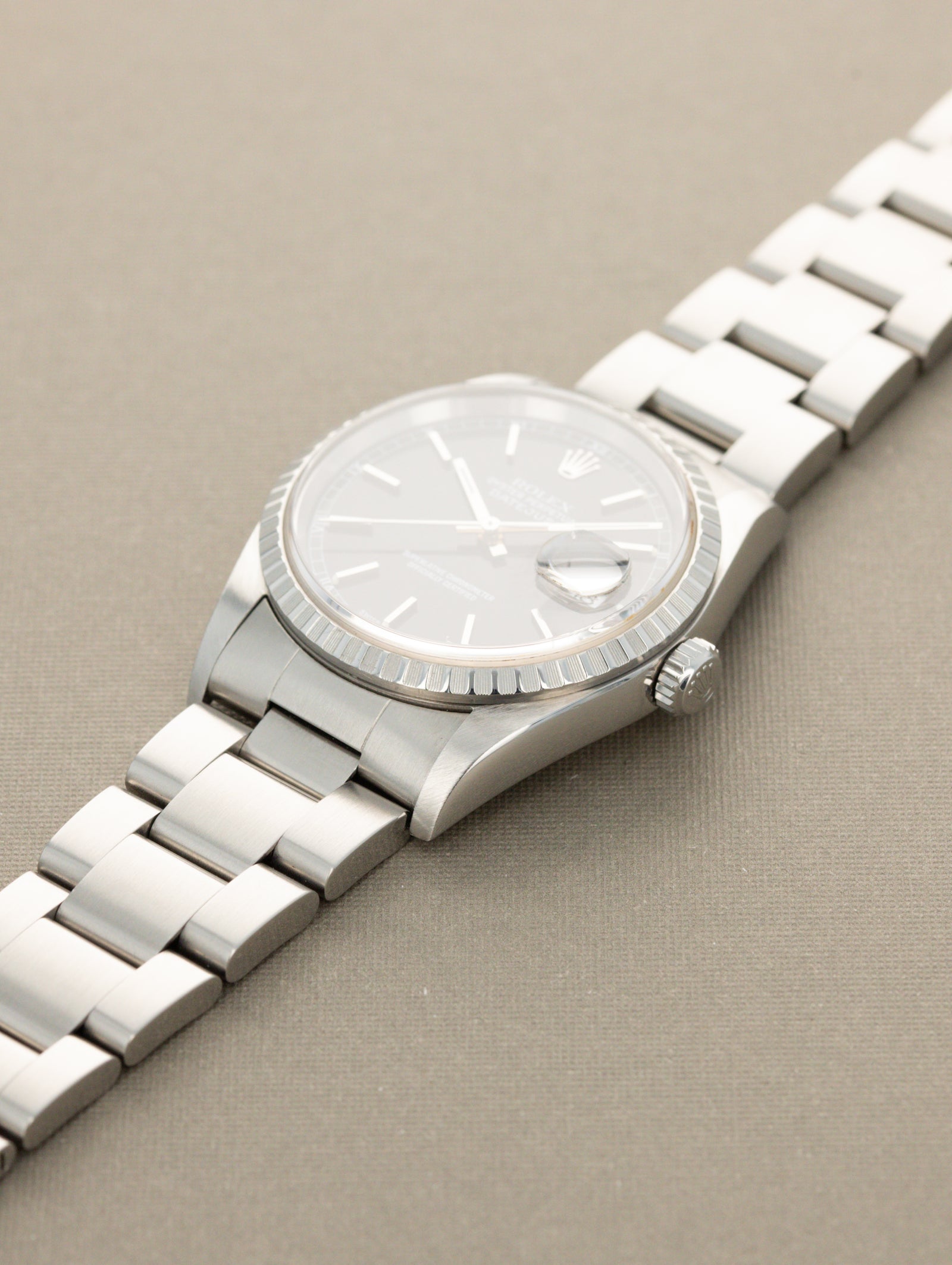 Rolex Datejust Ref. 16220 - Sunburst Black Dial