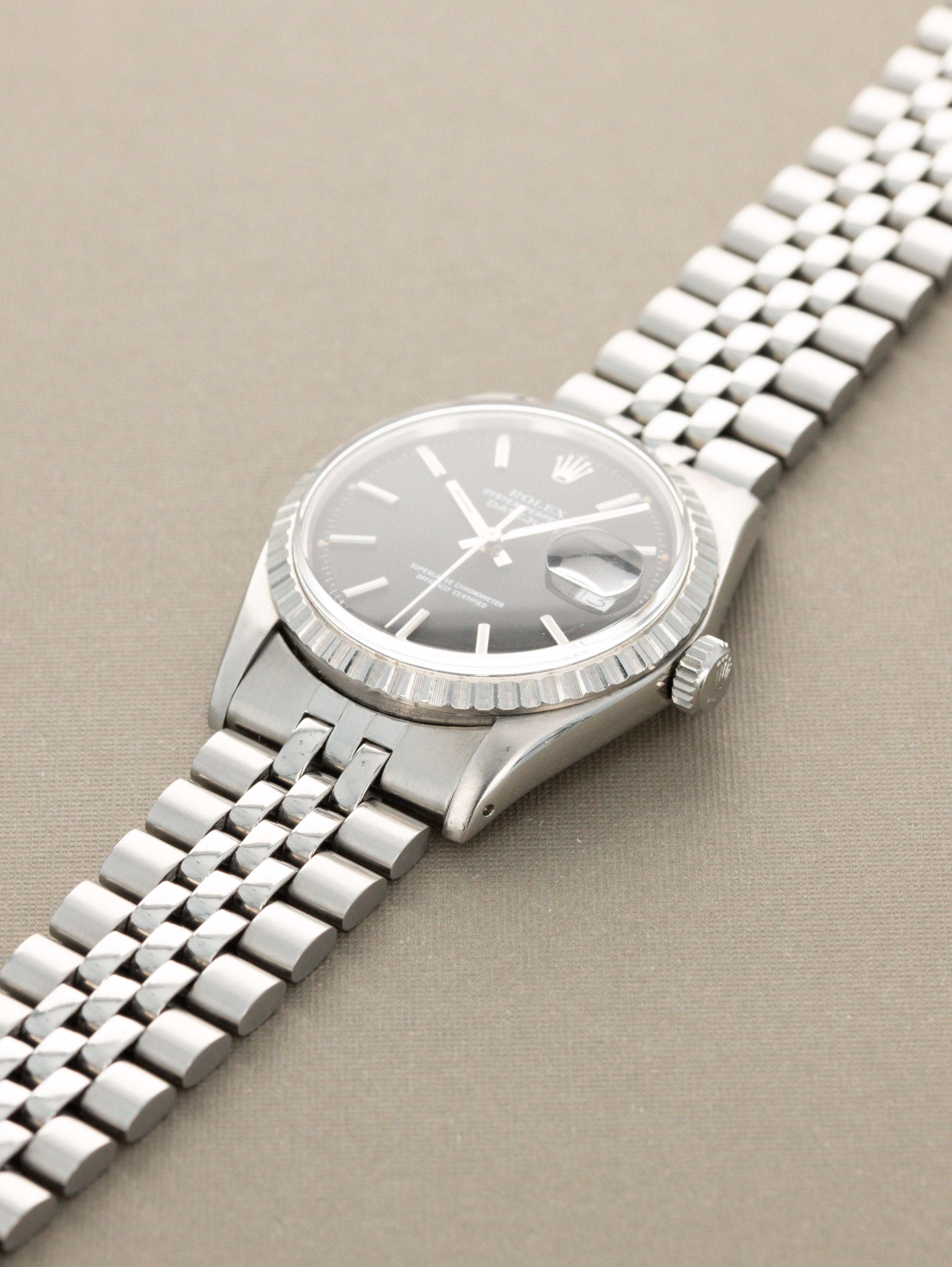 Rolex Datejust Ref. 1603 - Matte Black Dial