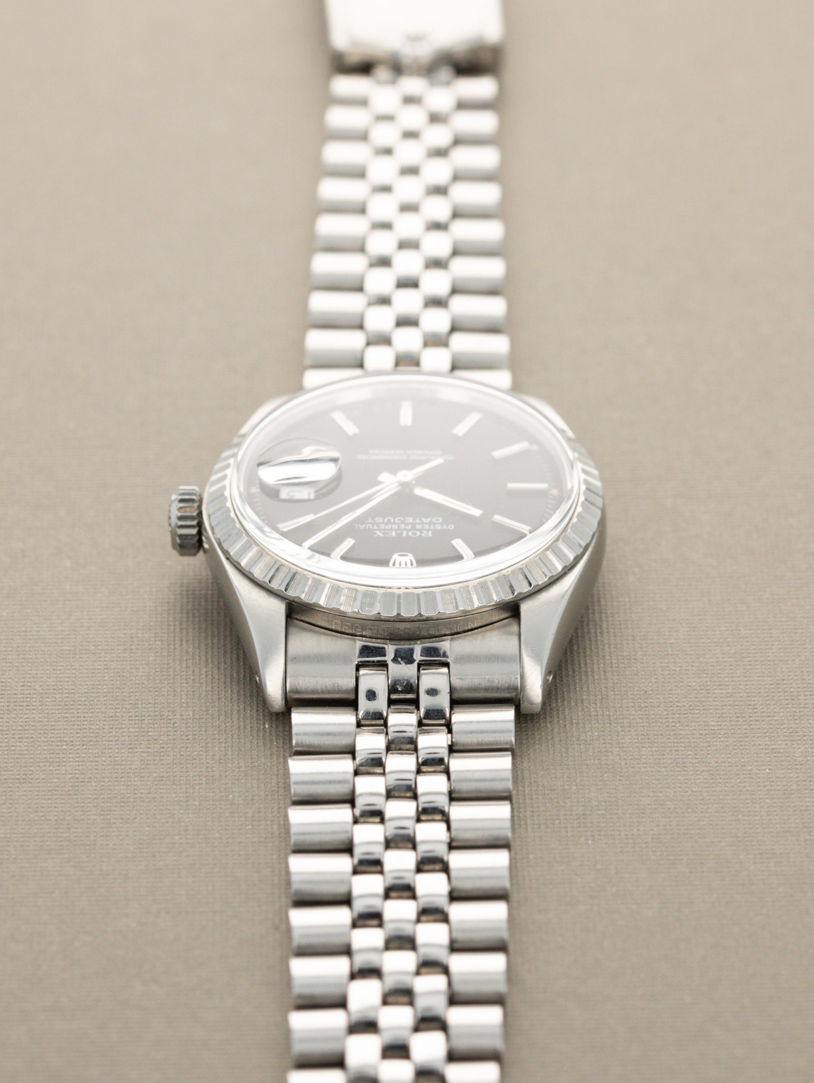 Rolex Datejust Ref. 1603 - Matte Black Dial