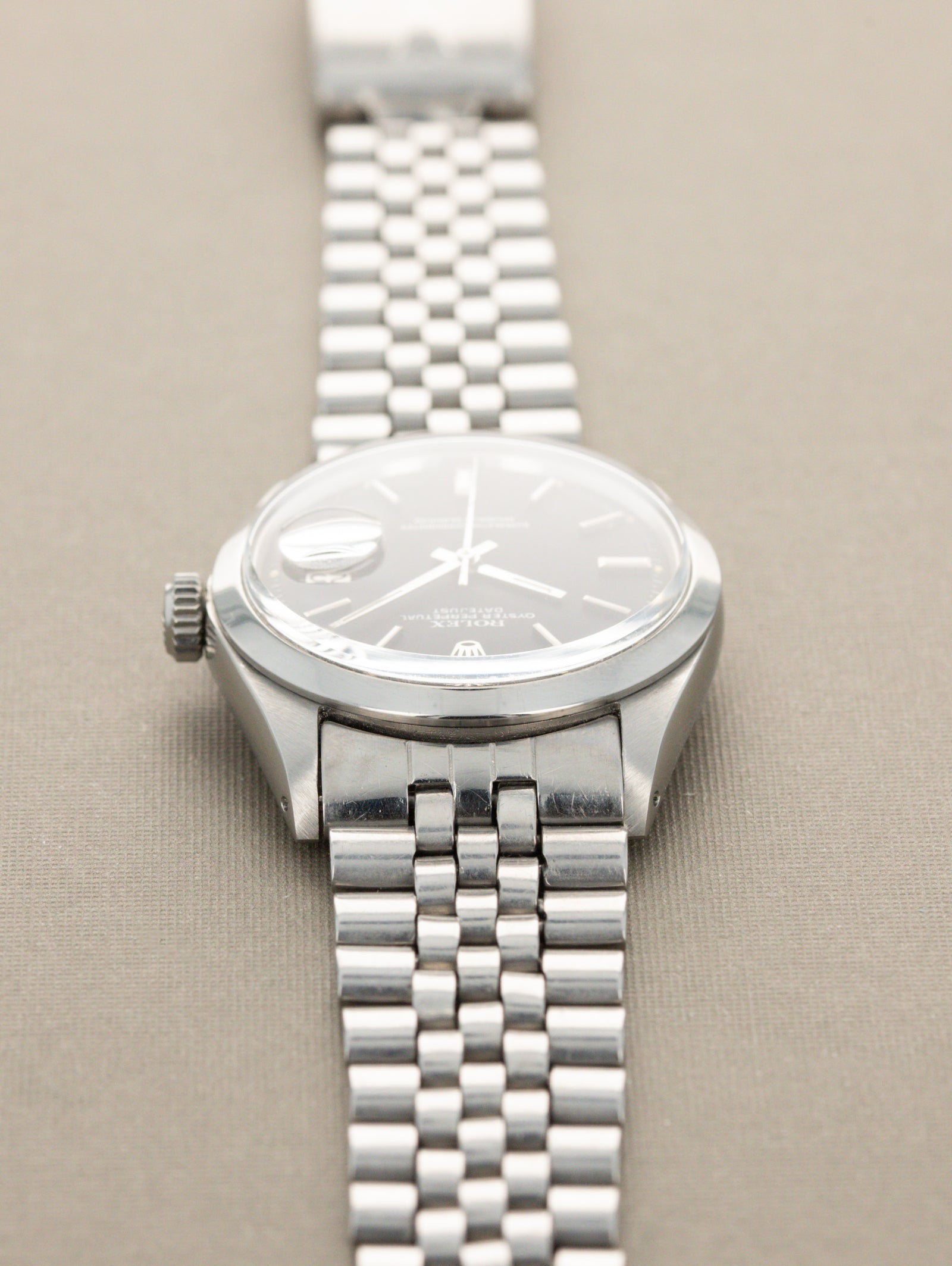 Rolex Datejust Ref. 1600 - Matte Black Dial