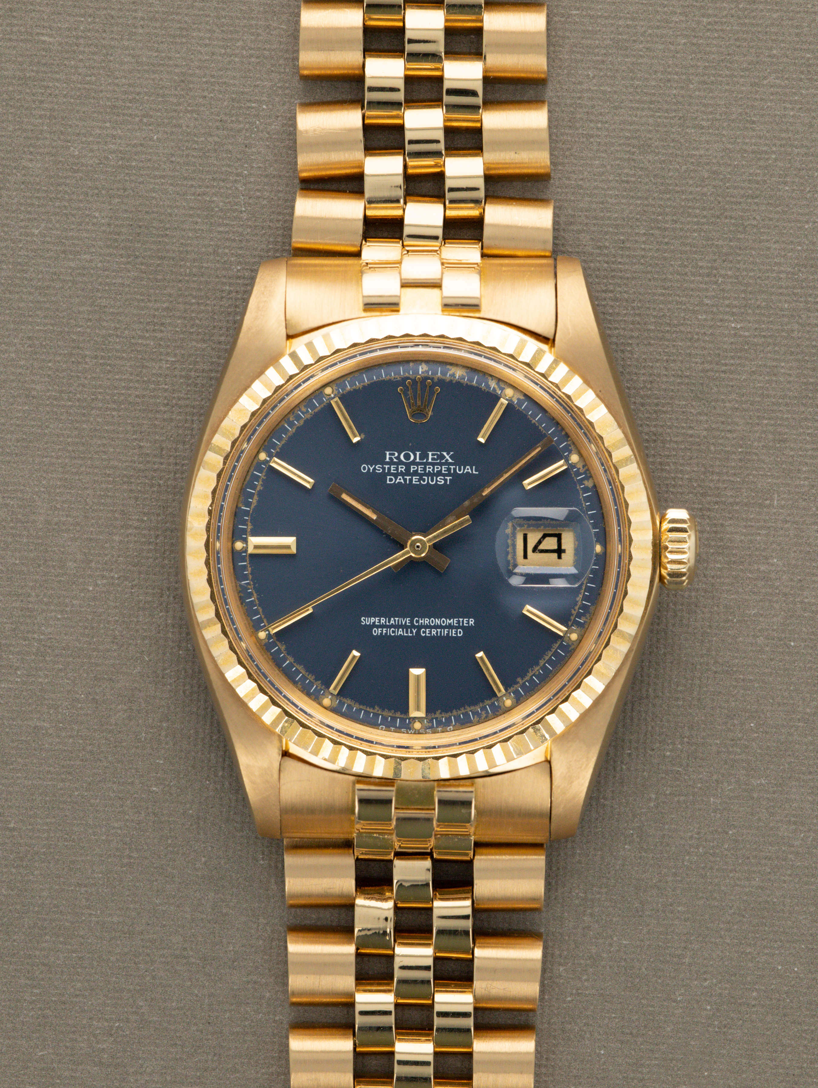 Rolex Datejust Ref. 1601/8 - Satin Blue 'Sigma' Dial