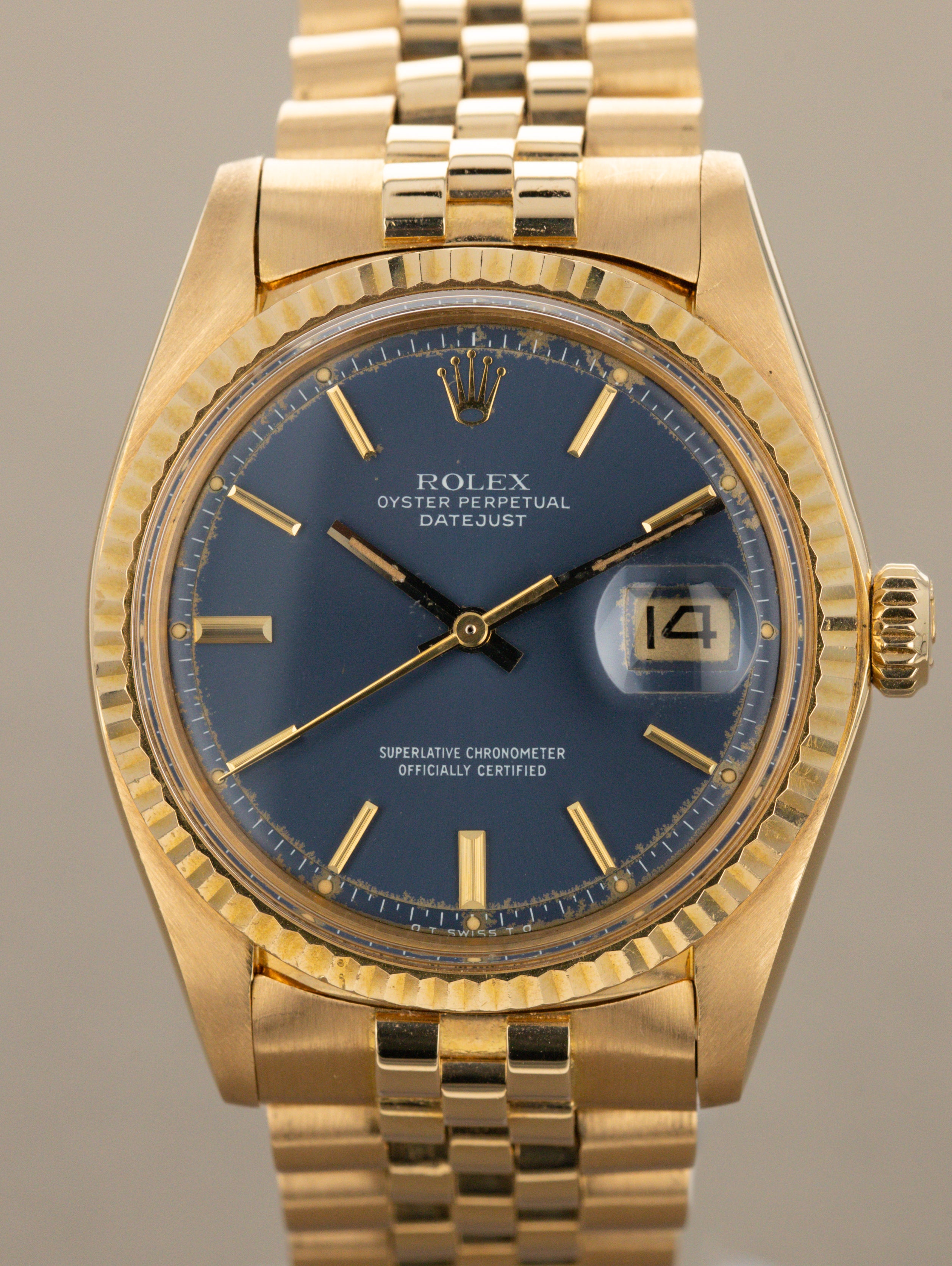 Rolex Datejust Ref. 1601/8 - Satin Blue 'Sigma' Dial